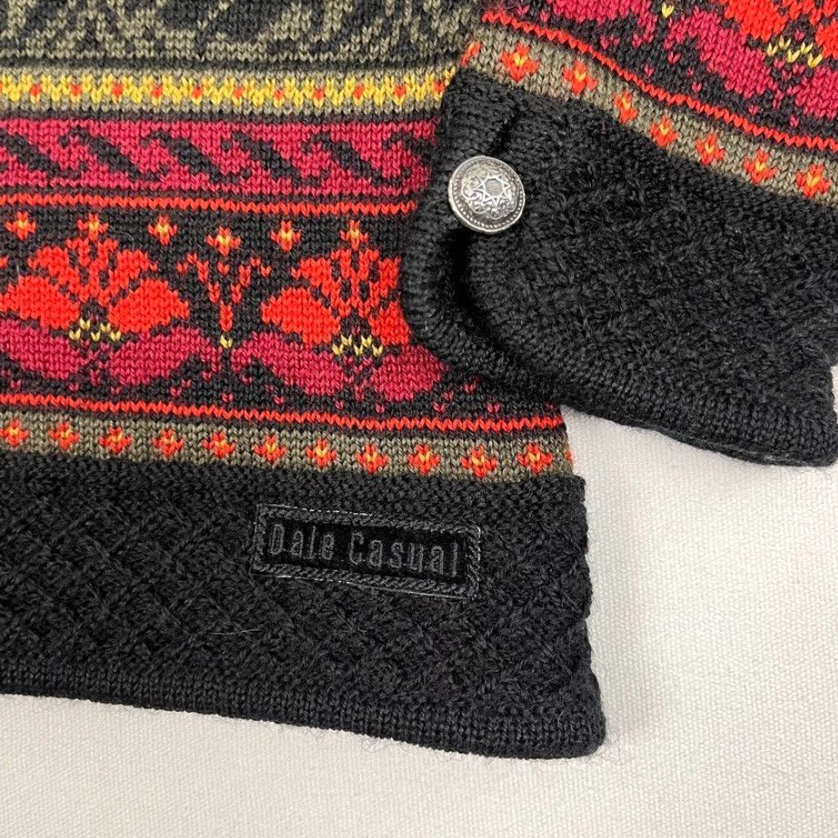 Dale Of Norway Dale of Norway Cardigan Womens M 42 Cropped Nordic Fair Isle Wool Sweater Green Size M / US 6-8 / IT 42-44 - 4 Thumbnail