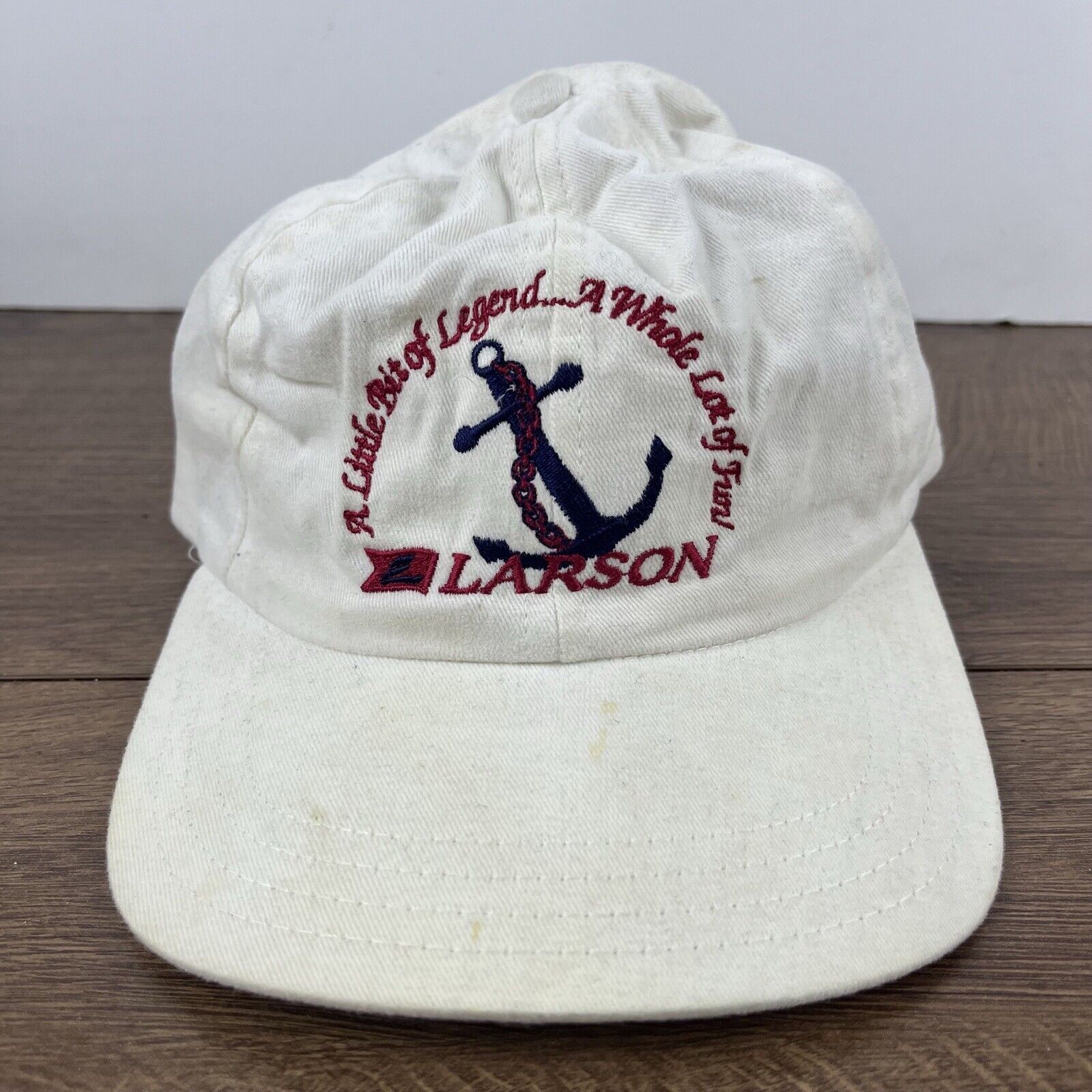 Other Larson Hat Larson Adjustable Hat White Hat Adjustable White Size ONE SIZE - 5 Thumbnail