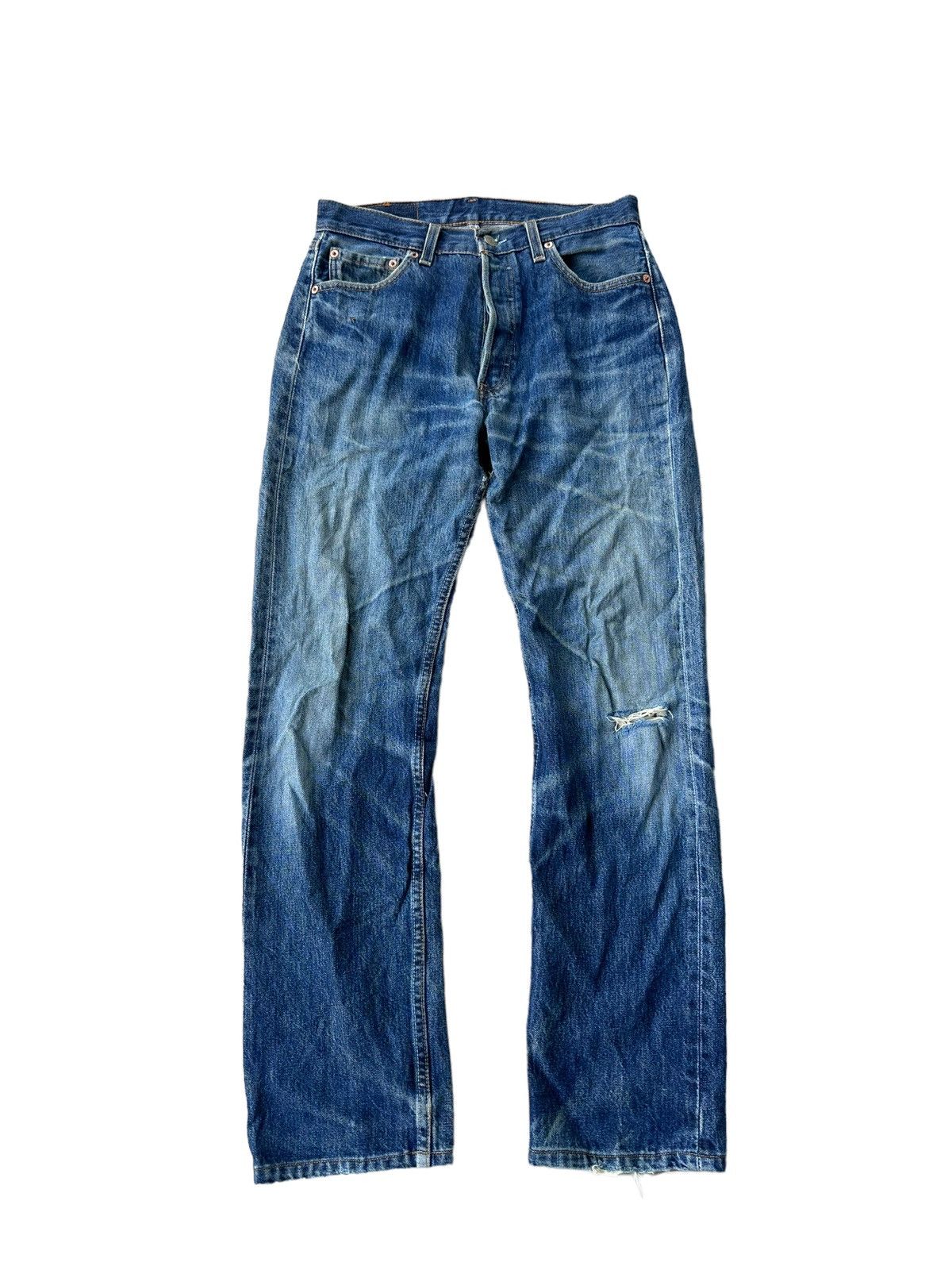 Levi's Levi’s 501 rop button 553 distressed denim jeans Size US 28 / EU 44 - 3 Thumbnail