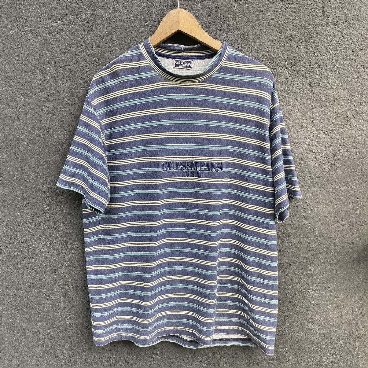 A$AP Rocky × Guess Thrashed Faded 90s A$ap Rocky X Guess Stripe Tee Size US M / EU 48-50 / 2 - 1 Thumbnail