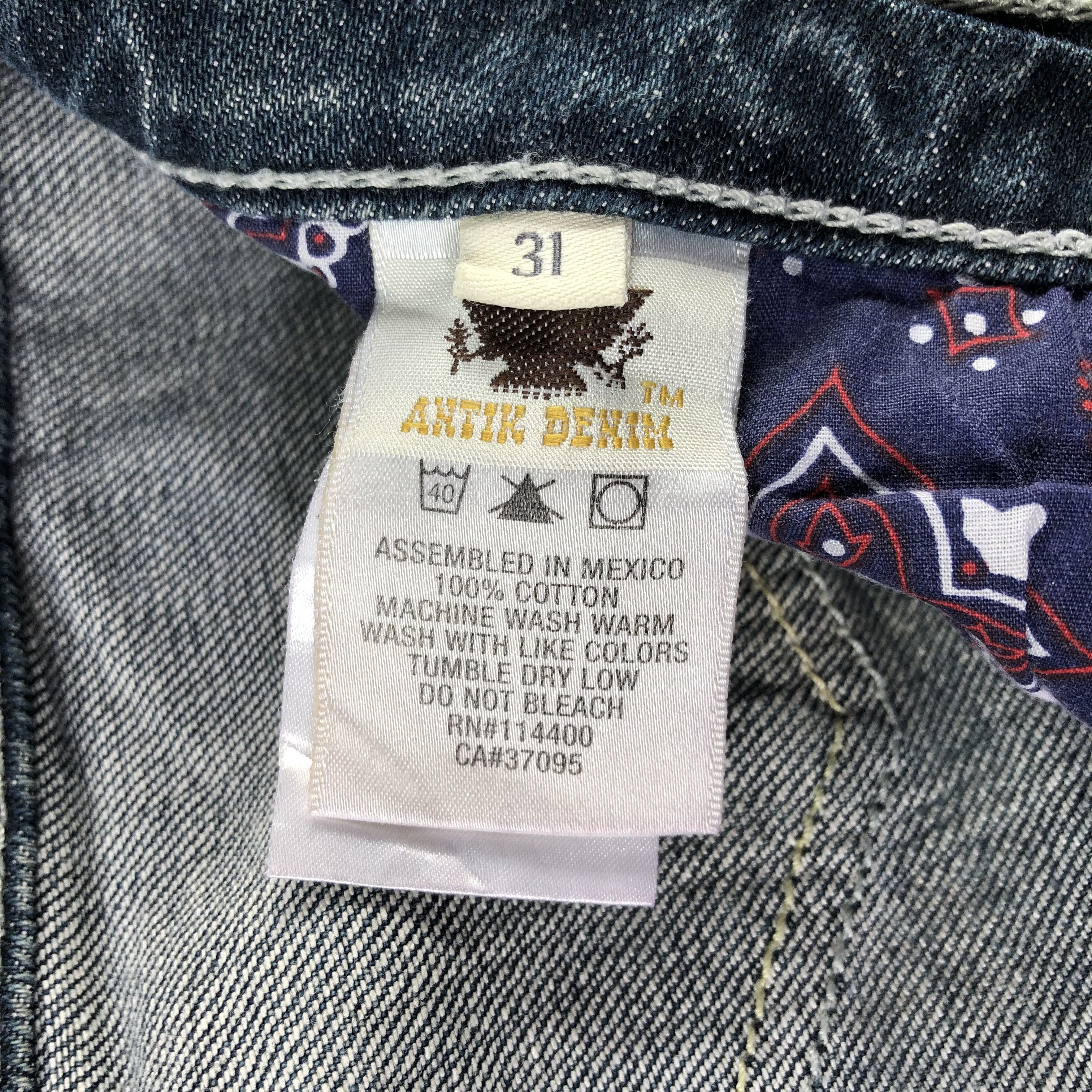 Antik Denim Antik Denim Patchwork Blue Wash Dneim KJ1294 Size US 31 - 11 Thumbnail