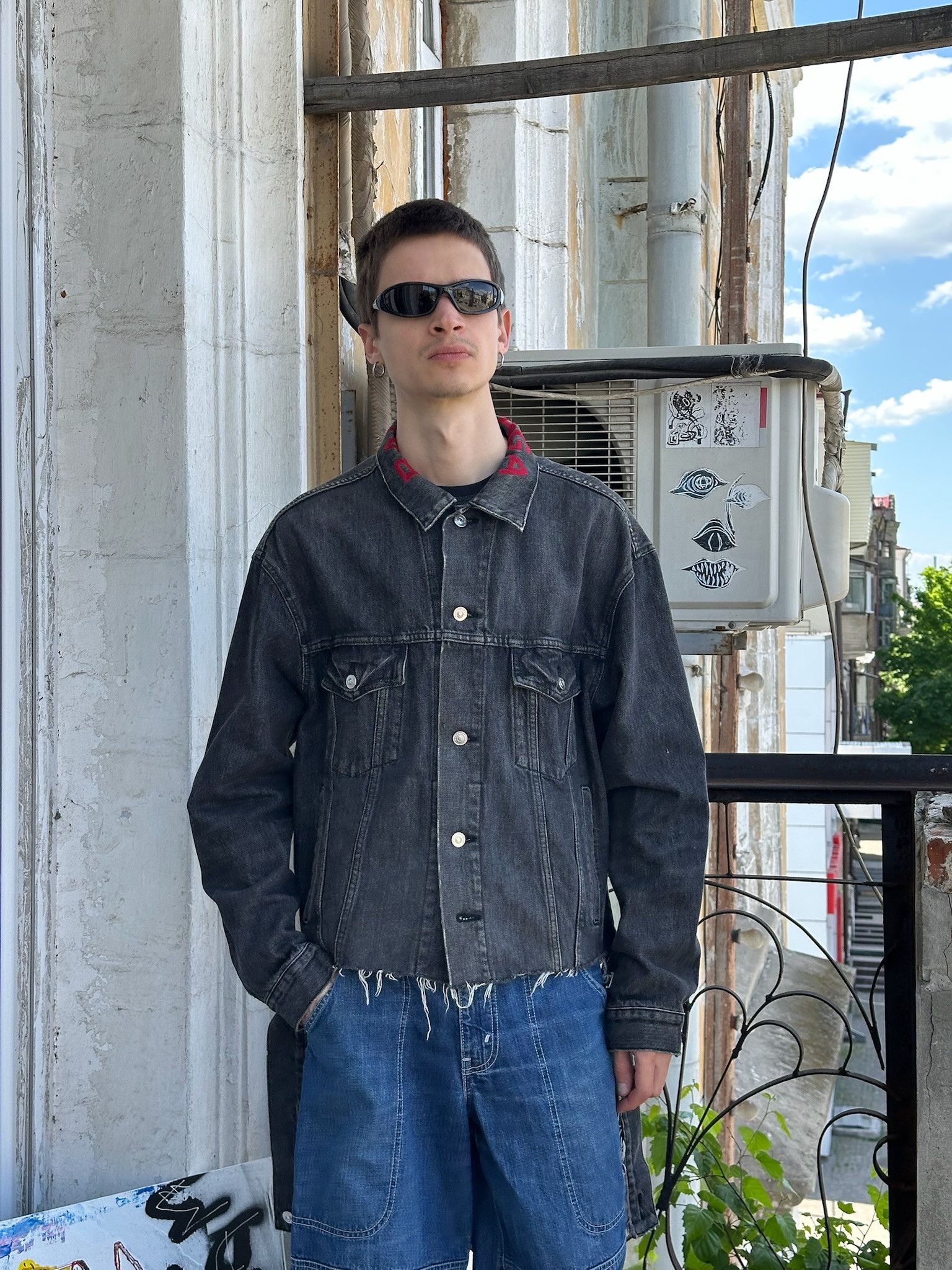 Balenciaga Balenciaga Denim Jacket Size US M / EU 48-50 / 2 - 14 Thumbnail