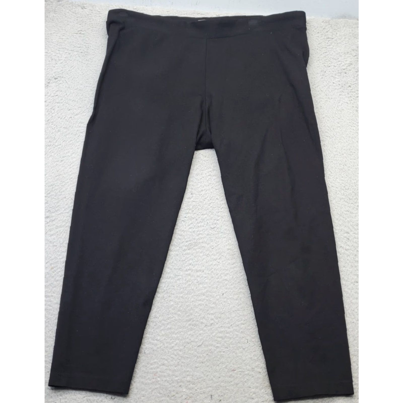 Vince Camuto Vince Camuto Leggings Womens 2X Black Classic Stretch Lightweight Elastic Waist 2X Womens Leggings Black Vince Camuto Size 40" / US 18 - 2 Thumbnail