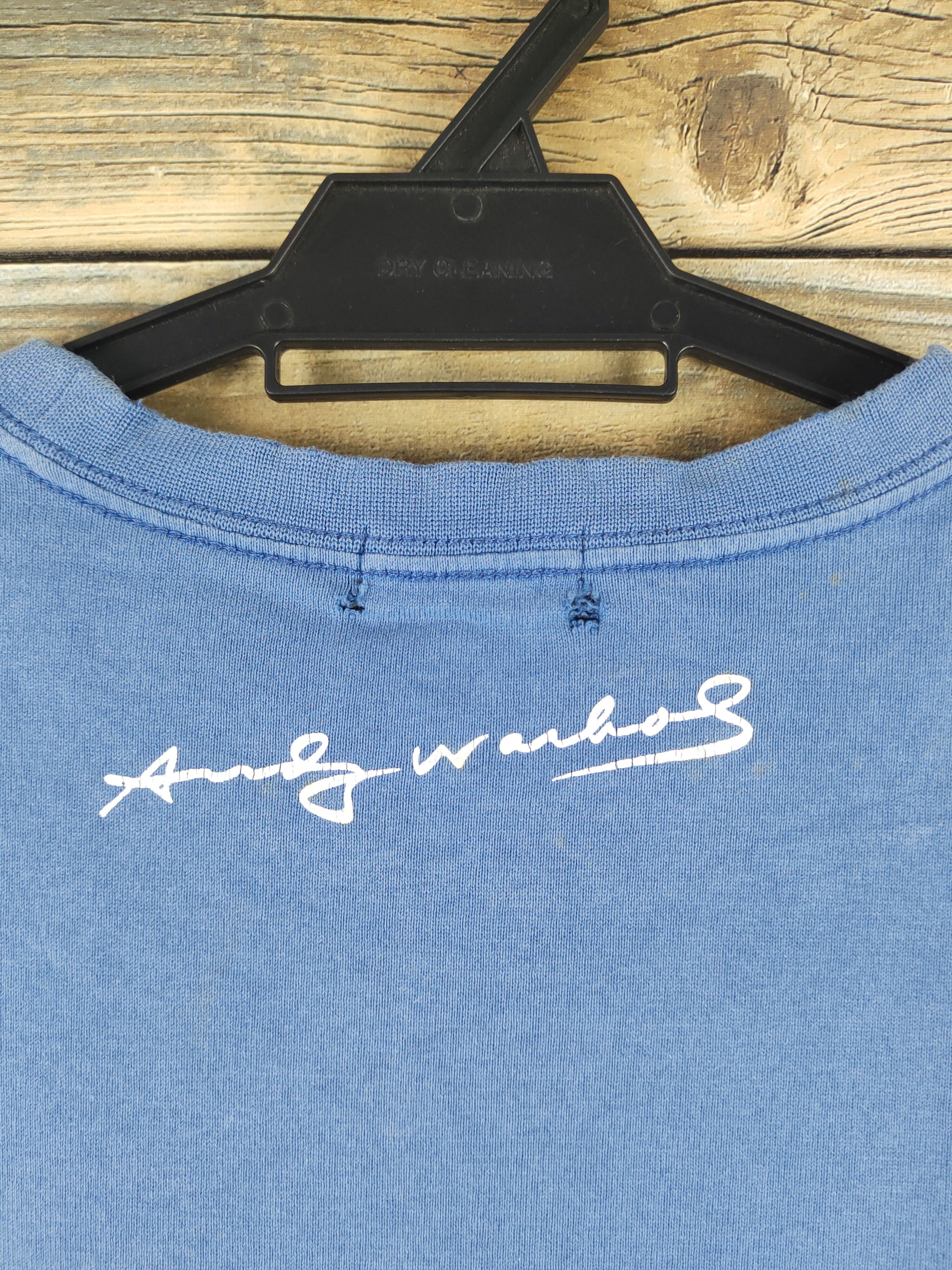 Andy Warhol DL Andy Warhol-Uniqlo Blue Short Sleeve T-shirt #2758 Size US L / EU 52-54 / 3 - 10 Thumbnail