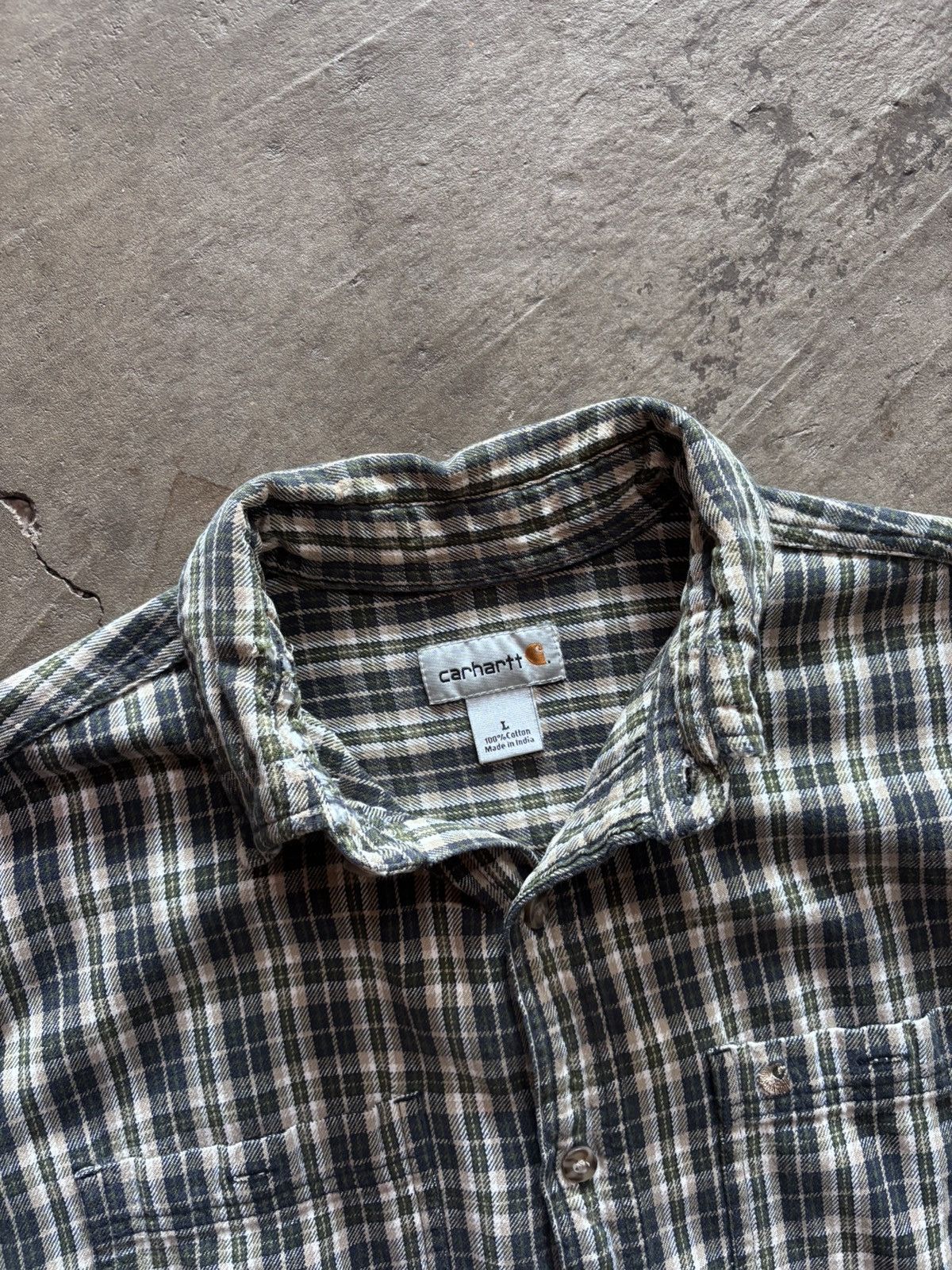 Carhartt vintage carhartt plaid flannel Size US L / EU 52-54 / 3 - 3 Thumbnail