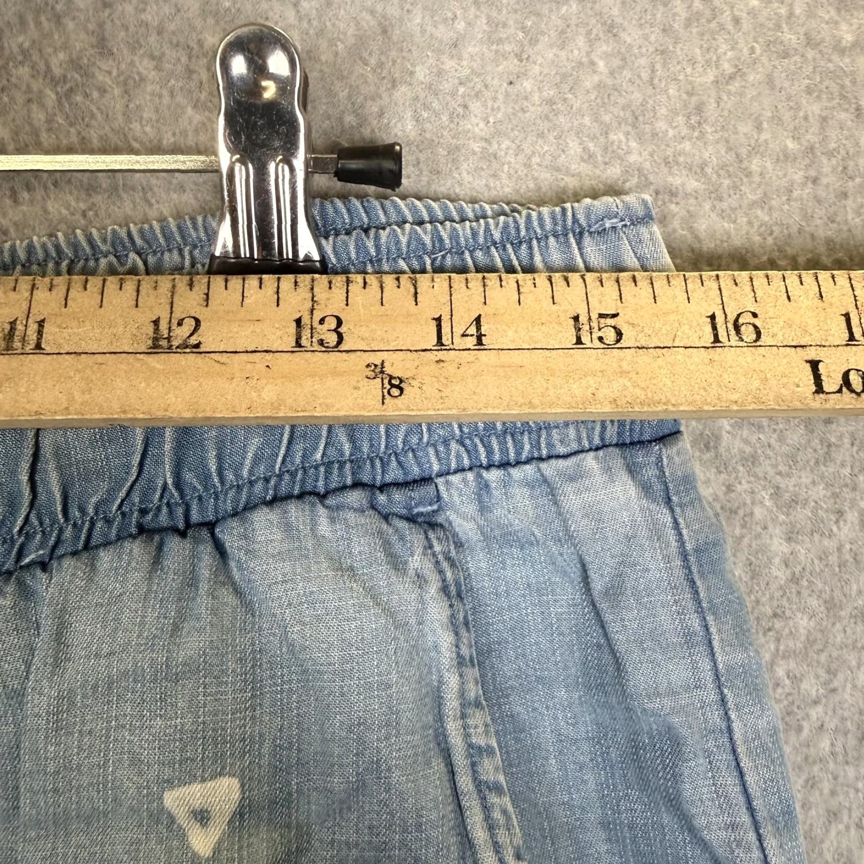 CLOT Cloth and Stone Jeans Women Wide-Leg Chambray Blue M Medium Size Size 32" / US 10 / IT 46 - 2 Thumbnail