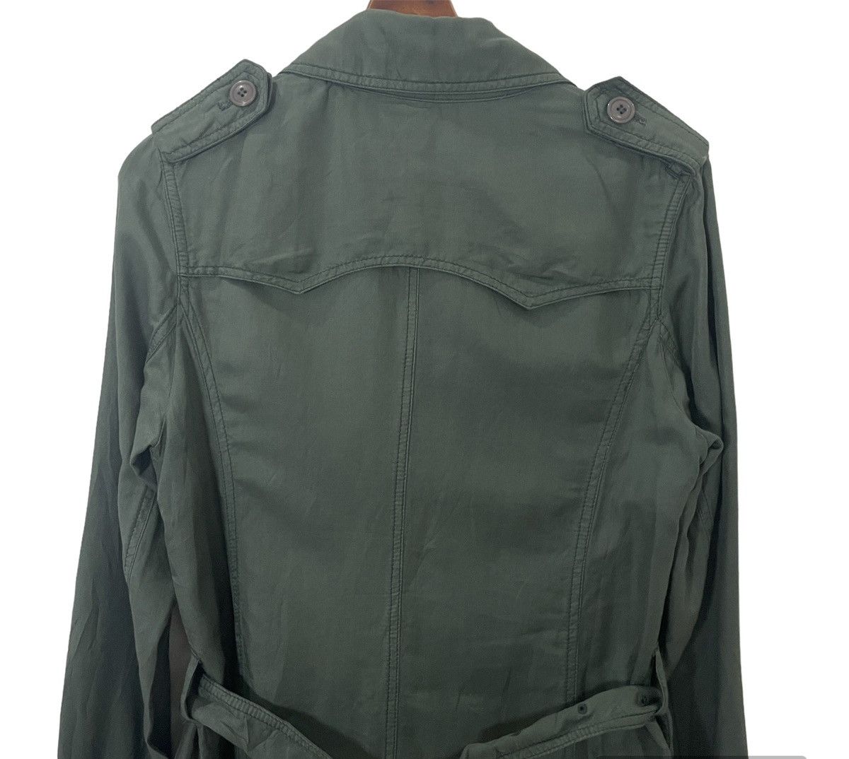 Issey Miyake Vintage Sunao Kuwahara By Issey Miyake Trench Coat Jacket Size L / US 10 / IT 46 - 9 Thumbnail