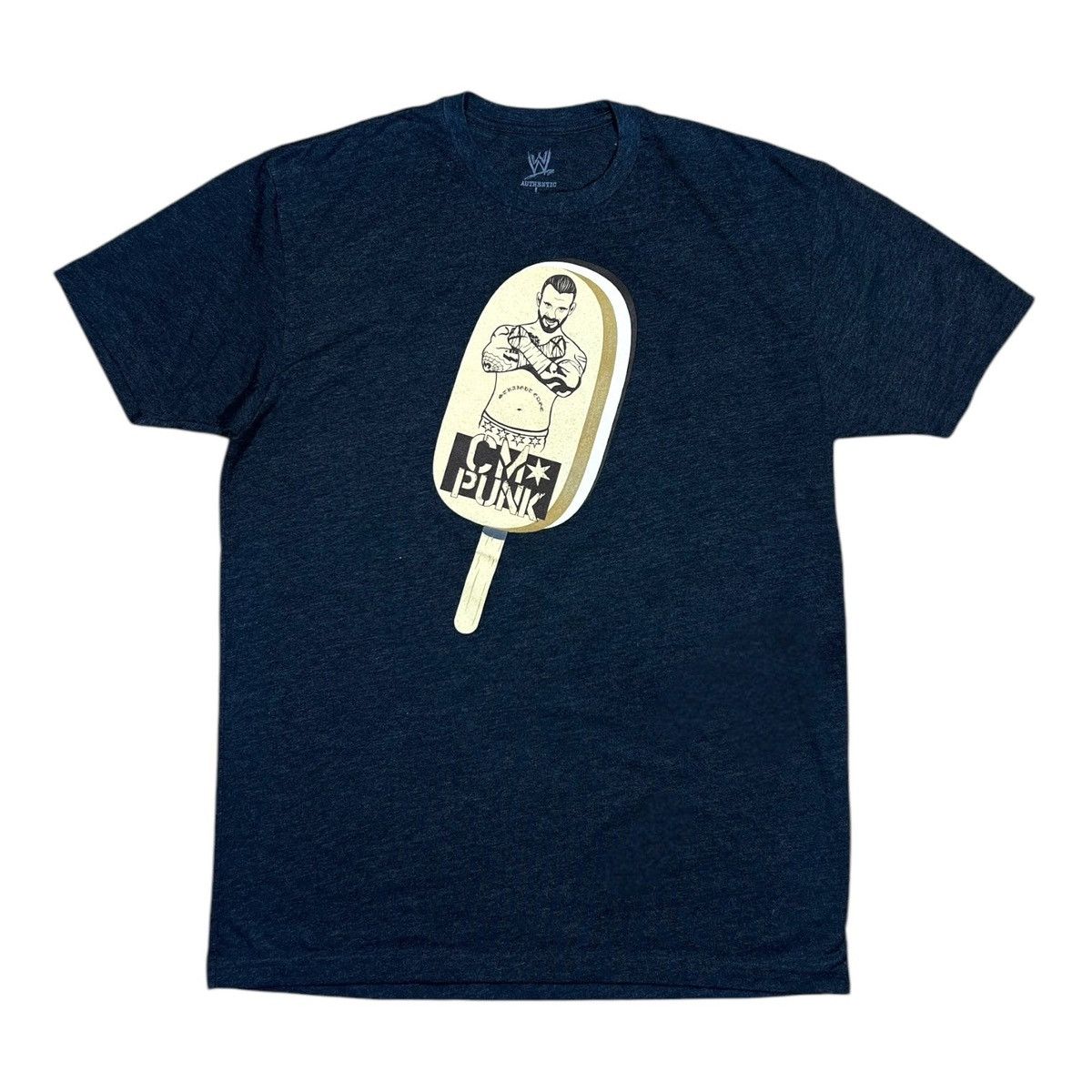 WWE VINTAGE CM PUNK ICE CREAM TEE Size US L / EU 52-54 / 3 - 2 Thumbnail