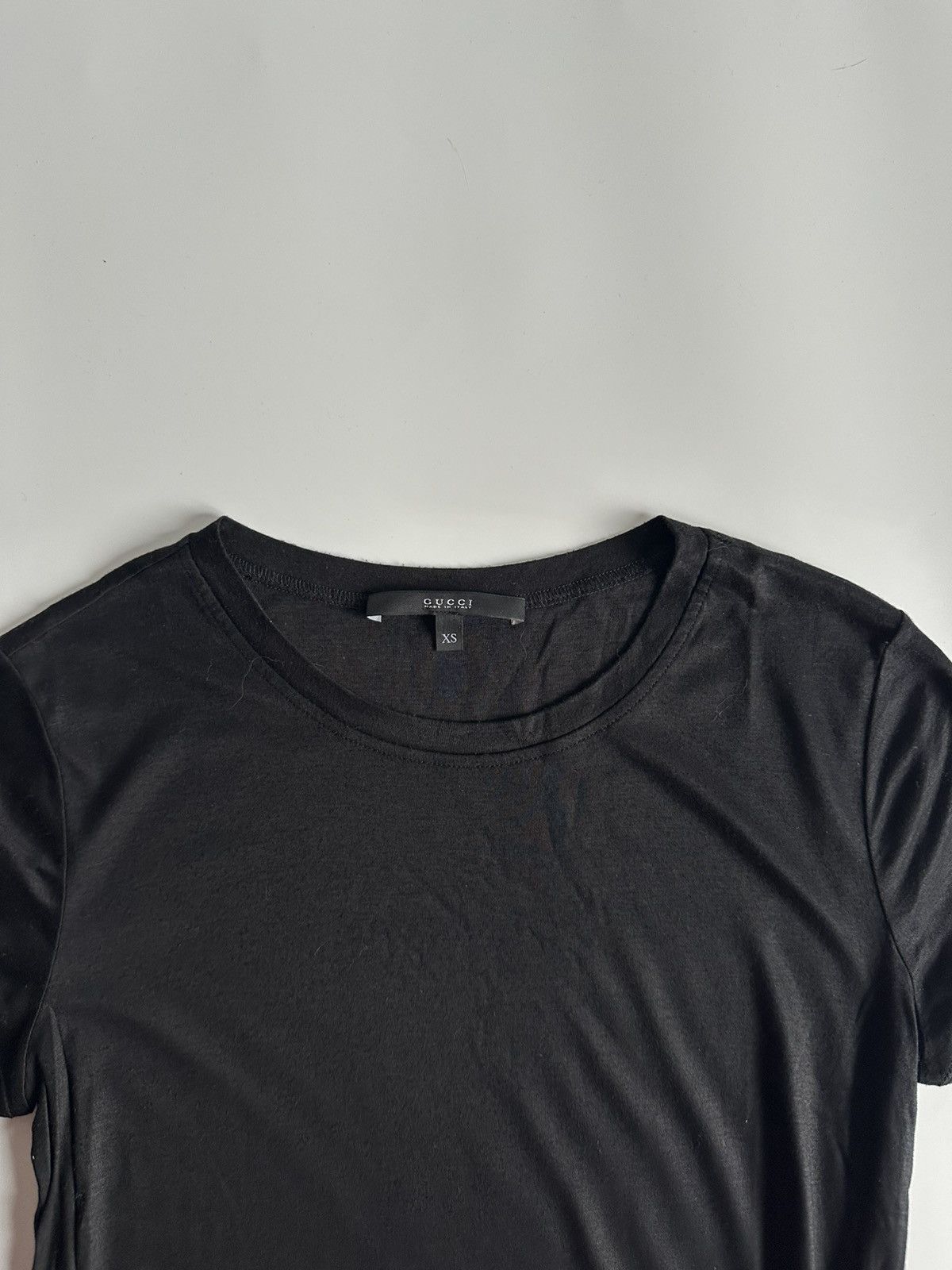 Gucci Gucci Women’s Black T-Shirt XS – Web Stripe Detail Size XS / US 0-2 / IT 36-38 - 5 Thumbnail