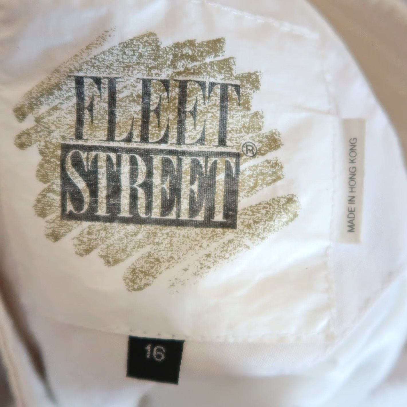 Vintage VINTAGE Fleet Street White Button Front Jacket 16 Plus Women Cotton Basic Jacket Mid-Length Long Sleeve 90s Spring Casual Solid 80s 90s Mens Girls Size XXL / US 16-18 / IT 52-54 - 5 Thumbnail