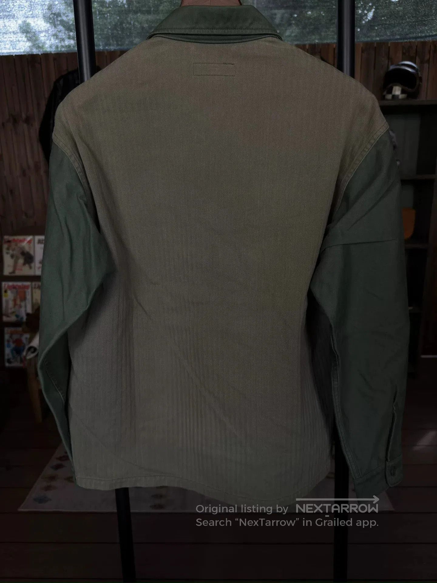 Nigel Cabourn Nigel Cabourn Military Green Cargo Shirt. Size US S / EU 44-46 / 1 - 2 Thumbnail