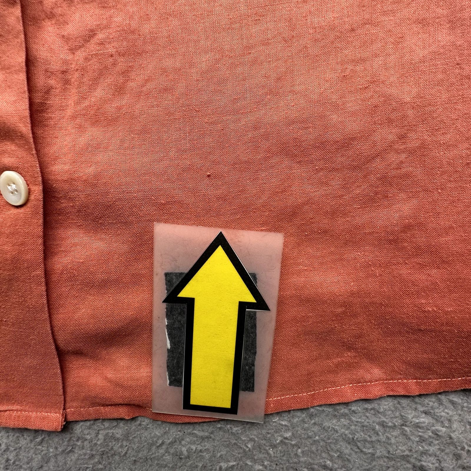 Marc O'Polo Vintage Marc O'Polo 100% Linen Button Shirt Womens L Orange Size L / US 10 / IT 46 - 8 Thumbnail