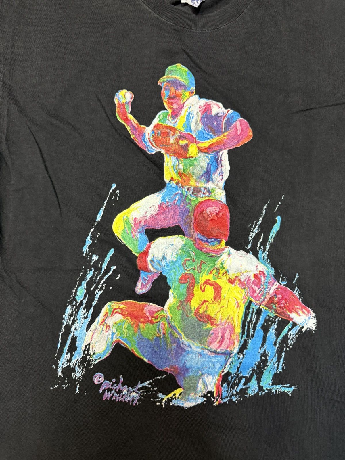 Other Vintage Baseball Art Graphic T-Shirt Elbow Reef Tag XL Size US XL / EU 56 / 4 - 2 Thumbnail