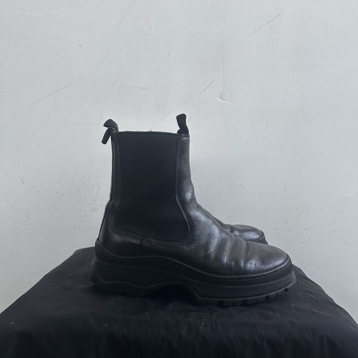Acne Studios Chunky Massive Leather Arket Boots prada style Jil sander Size US 10 / IT 40 - 1 Thumbnail