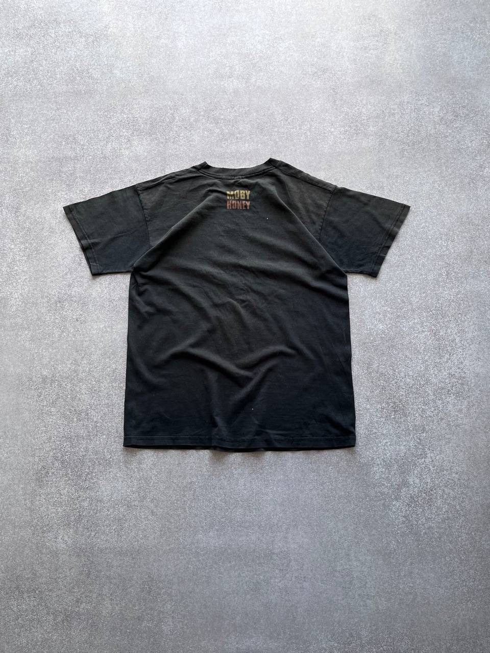 Band Tees × Vintage Vintage Moby Honey Black Boxy Promo T-shirt M Size US M / EU 48-50 / 2 - 5 Thumbnail