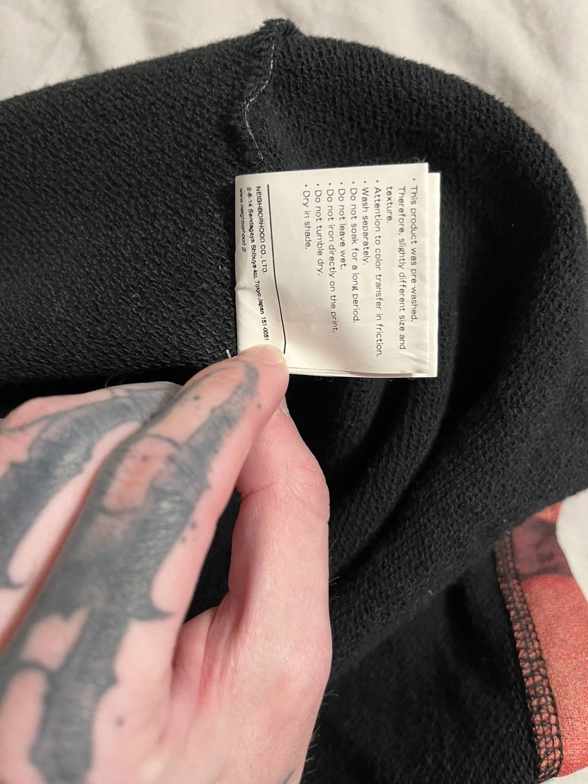 Neighborhood × Vlone Vlone neighborhood black skull flames crewneck Size US L / EU 52-54 / 3 - 8 Thumbnail