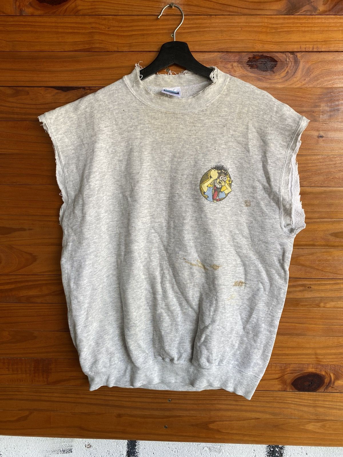 Vintage Vintage 1988 Tultex Sleeveless Sweatshirt Buckley Designs Size US L / EU 52-54 / 3 - 3 Thumbnail