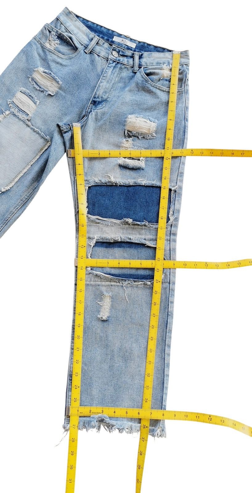 In The Attic In The Attic Patchwork Baggy Jeans - A706 Size US 28 / EU 44 - 9 Thumbnail