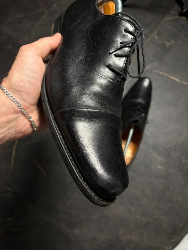 Paraboot Paraboot Black Leather Suit Boots Shoes Elegant Size US 9 / EU 42 - 3 Thumbnail