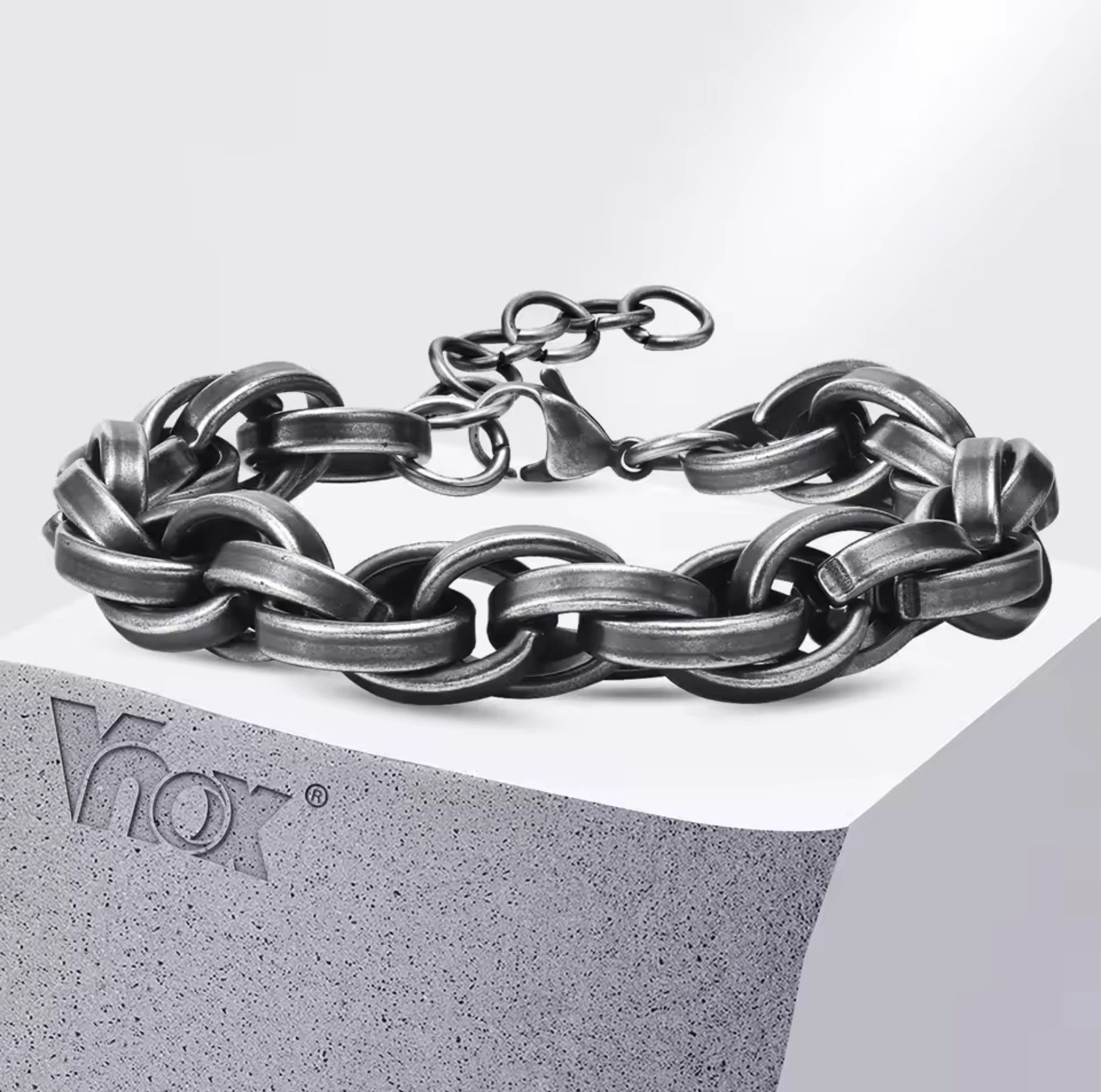Jewelry Bold Link Chain Viking Bracelet Size ONE SIZE - 1 Thumbnail