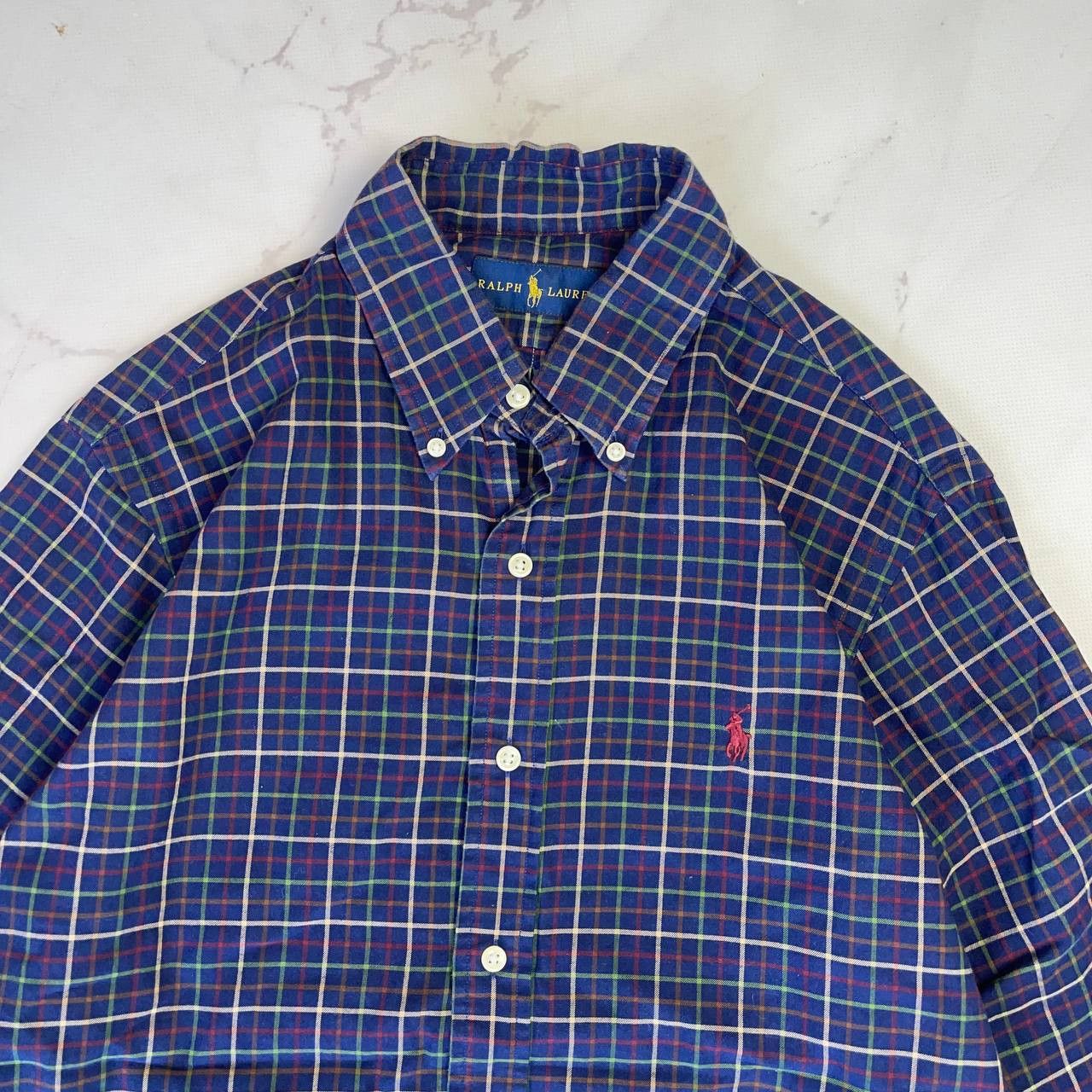 Polo Ralph Lauren Ralph Lauren Long Sleeve Button Shirt Plaid Vintage SIze M Size US M / EU 48-50 / 2 - 5 Thumbnail