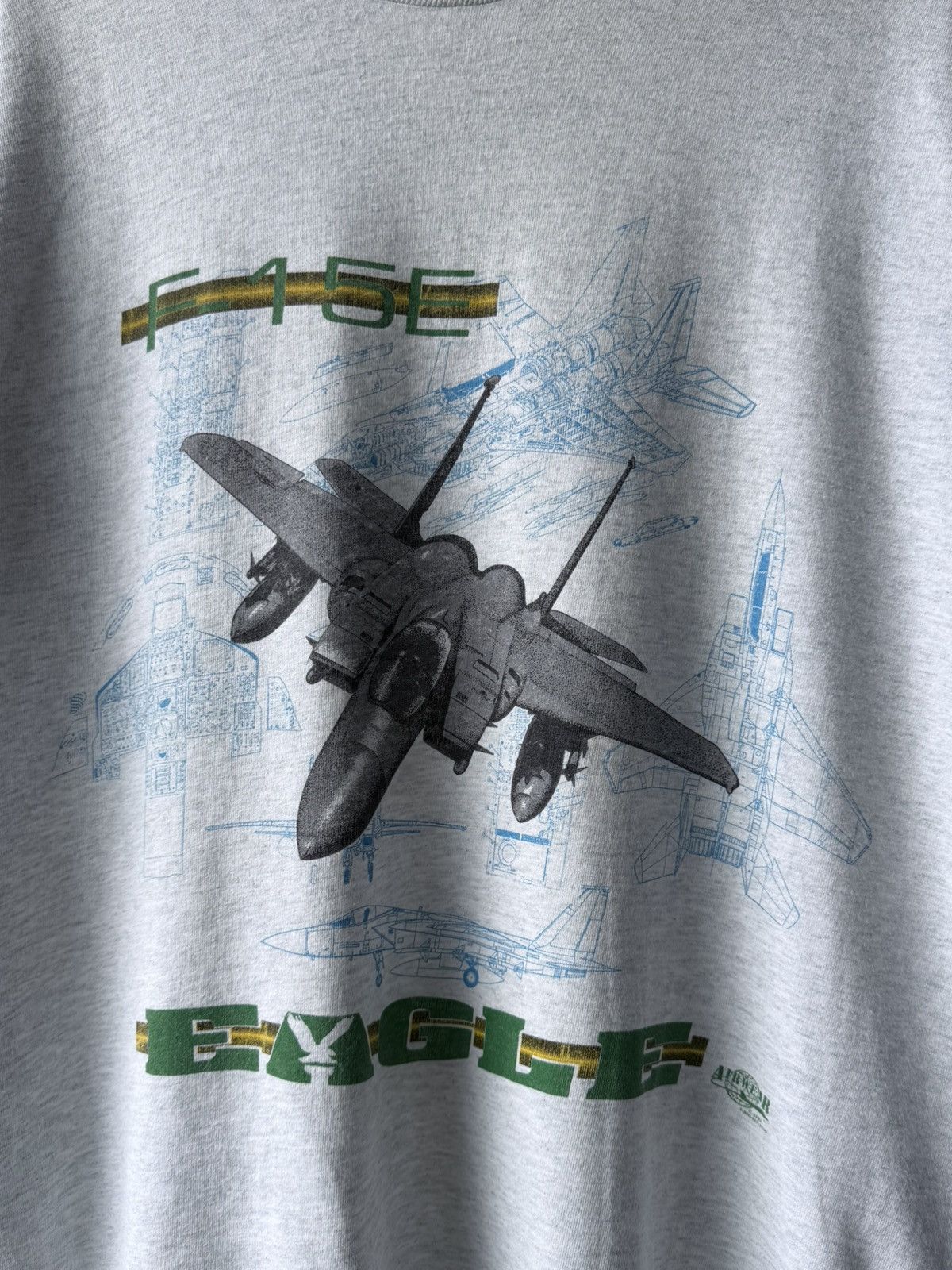 Vintage Vintage 1993 F-15E Eagle Military Air Force T-Shirt Tee Size US L / EU 52-54 / 3 - 2 Thumbnail