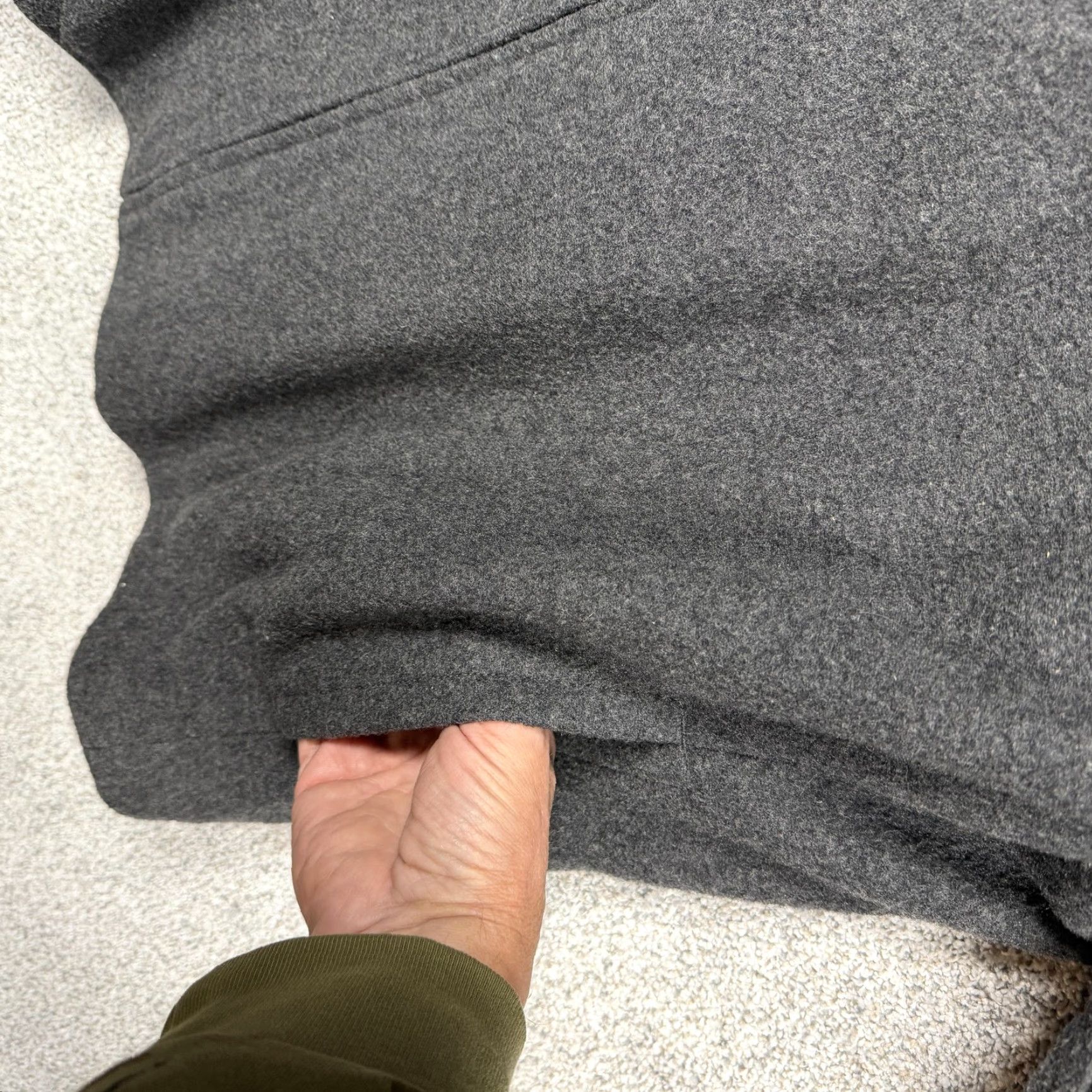 Gap VINTAGE Gap Jacket Mens 2XL Gray Wool Zip Front Quilted Lined Coat 2000s Size US XXL / EU 58 / 5 - 6 Thumbnail