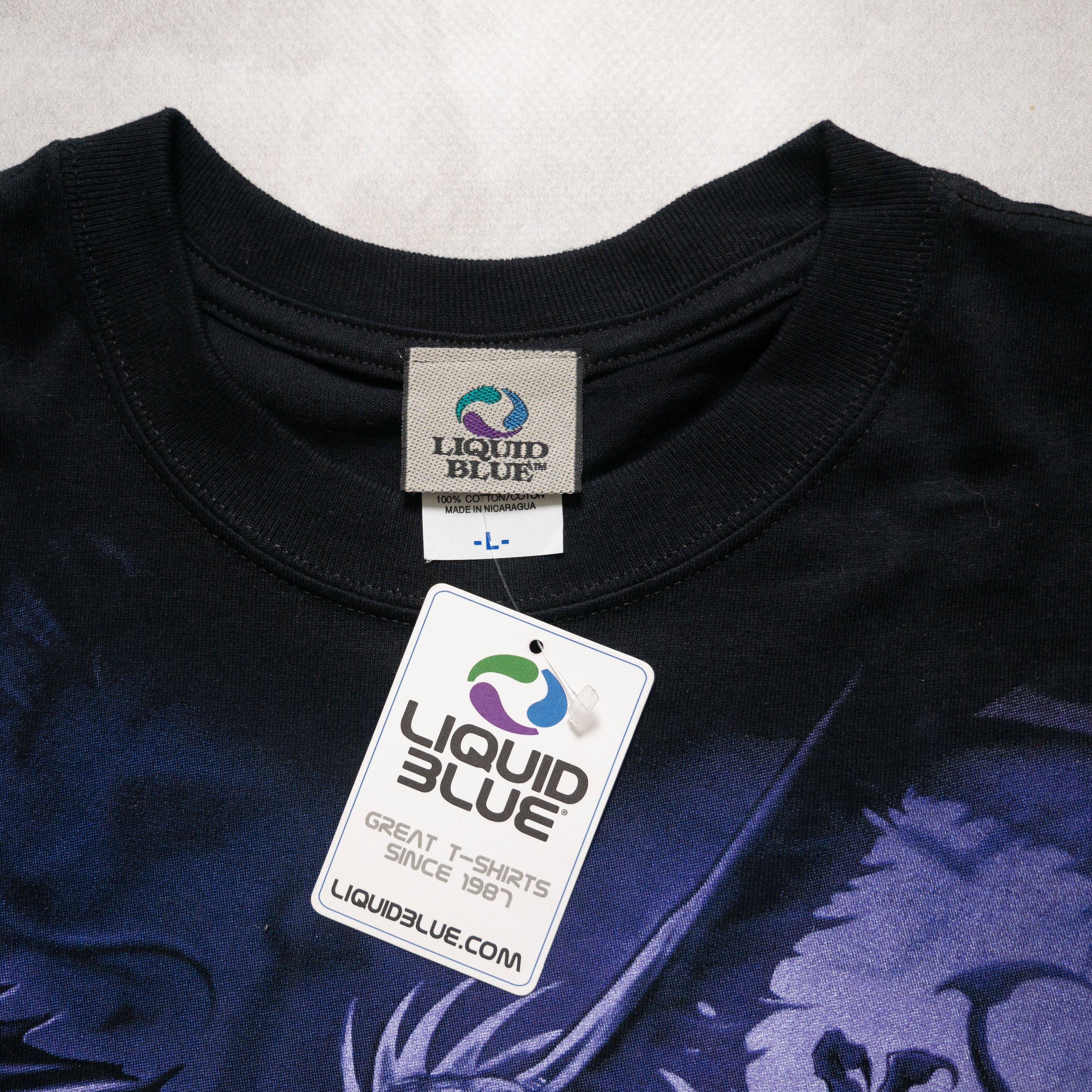Liquid Blue × Vintage Vintage Liquid Blue Dragon Flight Deadstock T-Shirt L Size US L / EU 52-54 / 3 - 7 Thumbnail