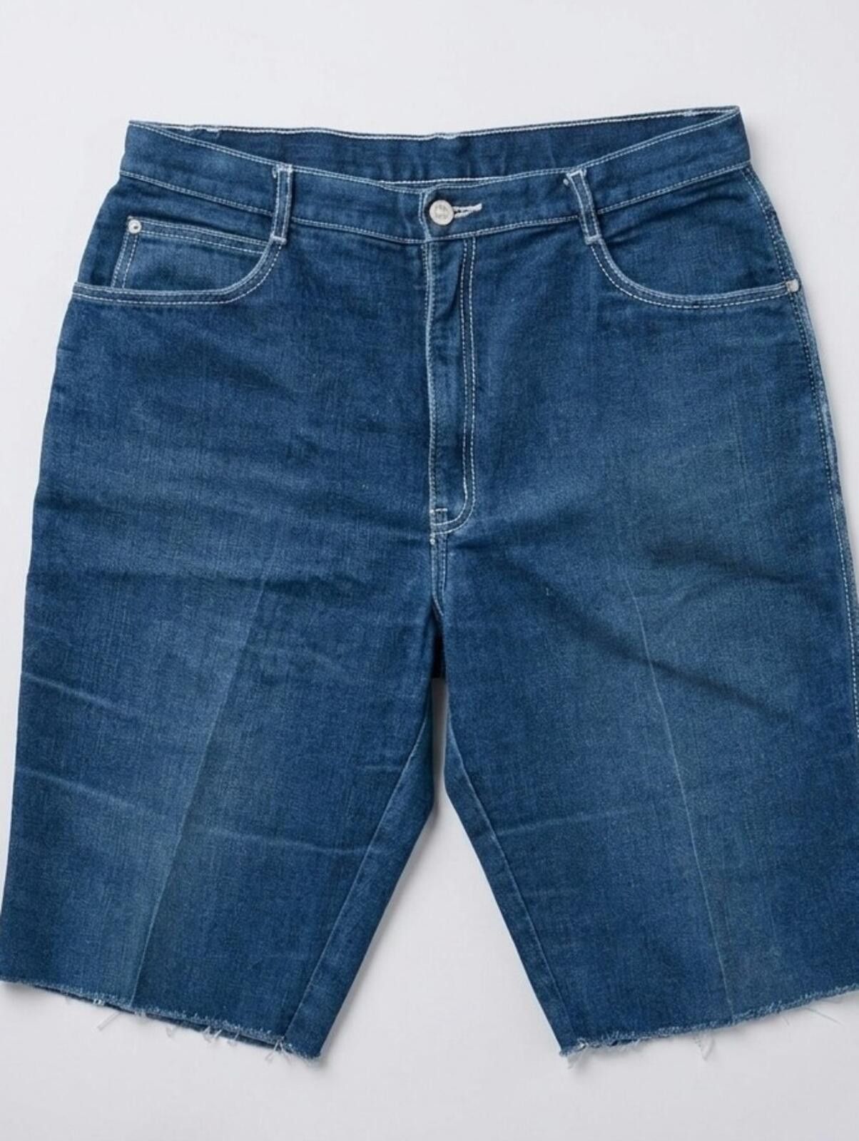 Other Vintage Gitano Dark Blue Men’s Denim Jeans Shorts Size US 34 / EU 50 - 1 Thumbnail