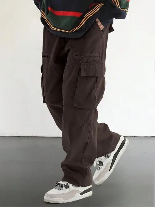 Designer × Japanese Brand × Vintage y2k baggy cargo hiphop Parachute pants Size US 35 - 1 Thumbnail