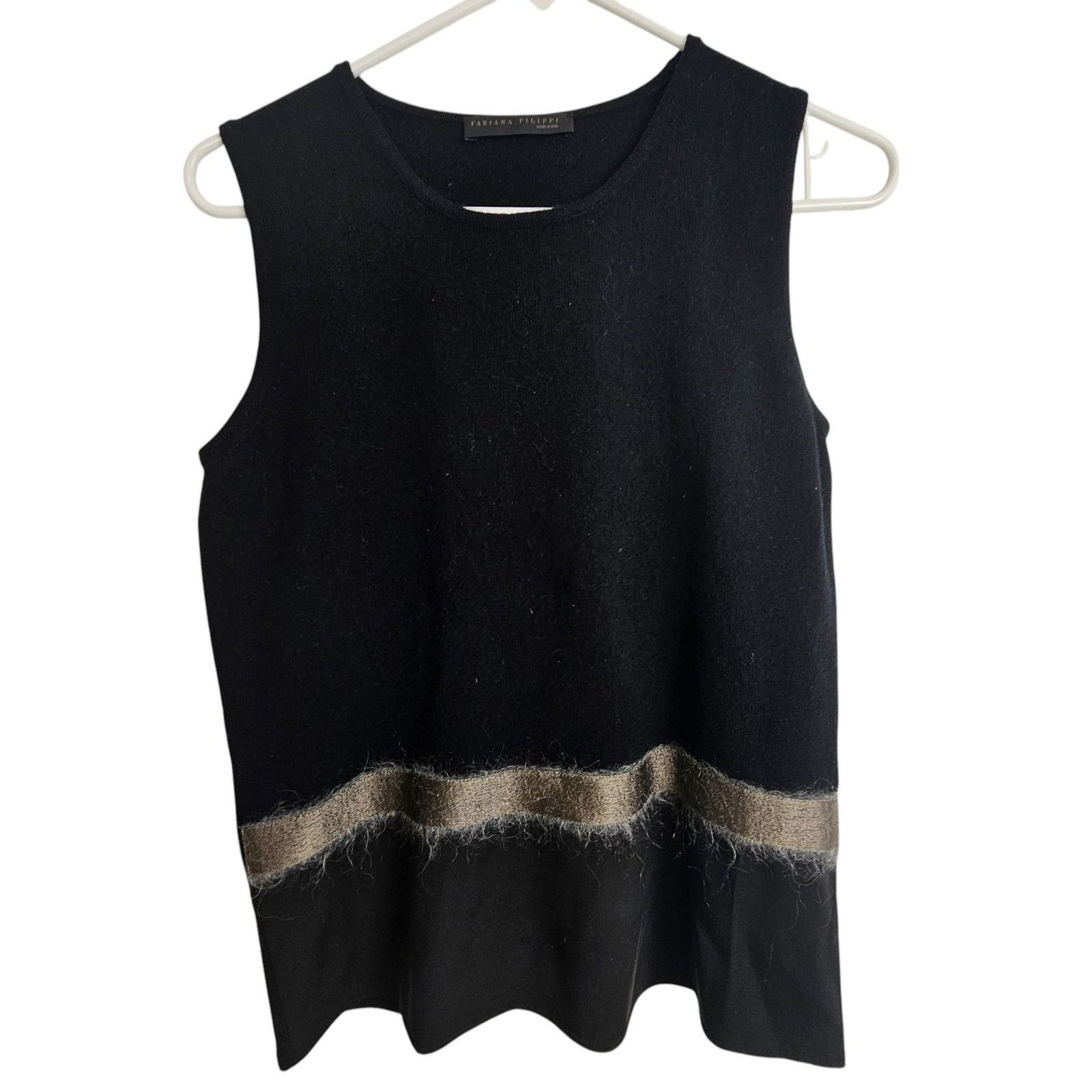 Fabiana Filippi Fabiana Filippi Cashmere Wool Silk Sweater Quiet Luxury Size XXS / US 00 / IT 34 - 1 Thumbnail