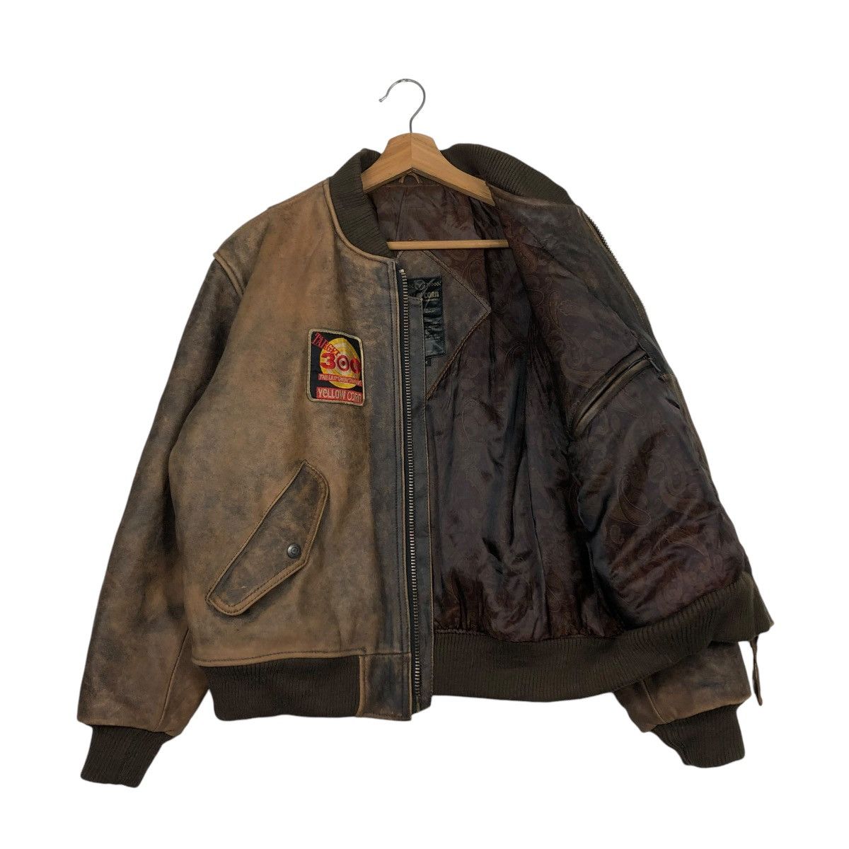 YELLOW CORN 🔥VINTAGE LEATHER JACKET YELLOW CORN TOKYO AOYAMA KADOYA Size US M / EU 48-50 / 2 - 13 Thumbnail