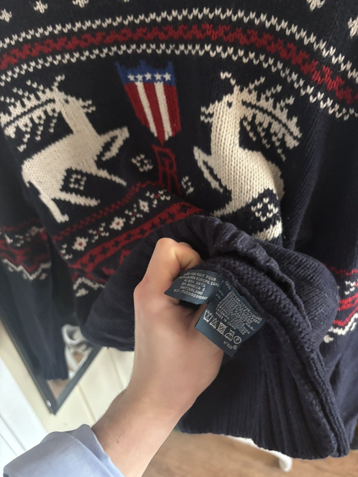 Polo Ralph Lauren Polo Ralph Lauren Reindeer Sweater Size US M / EU 48-50 / 2 - 7 Thumbnail