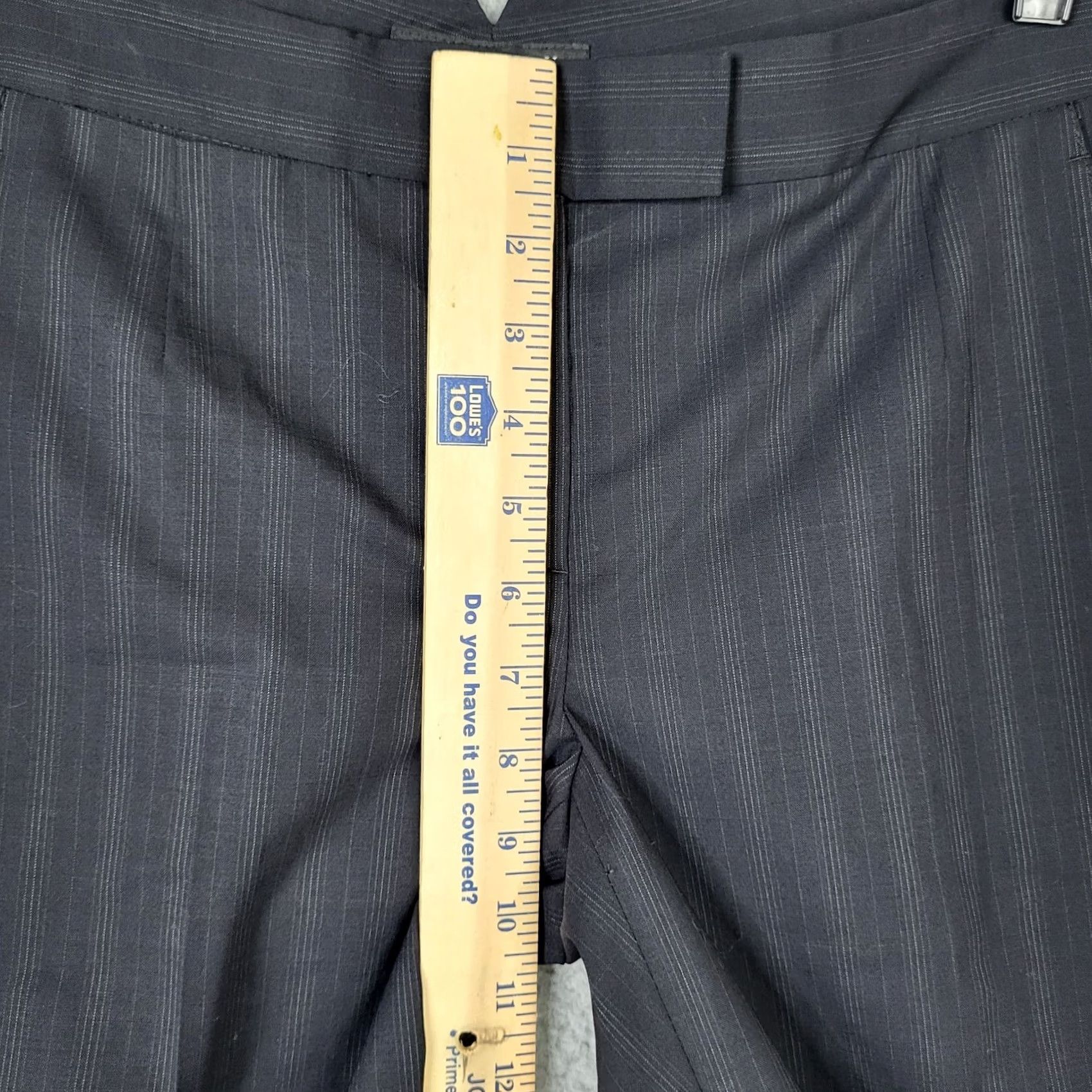 Theory Theory Dress Pants Striped Wool 4 NEW Women's Pants Size 4 Black Vintage N/A Size 27" / US 4 / IT 40 - 3 Thumbnail
