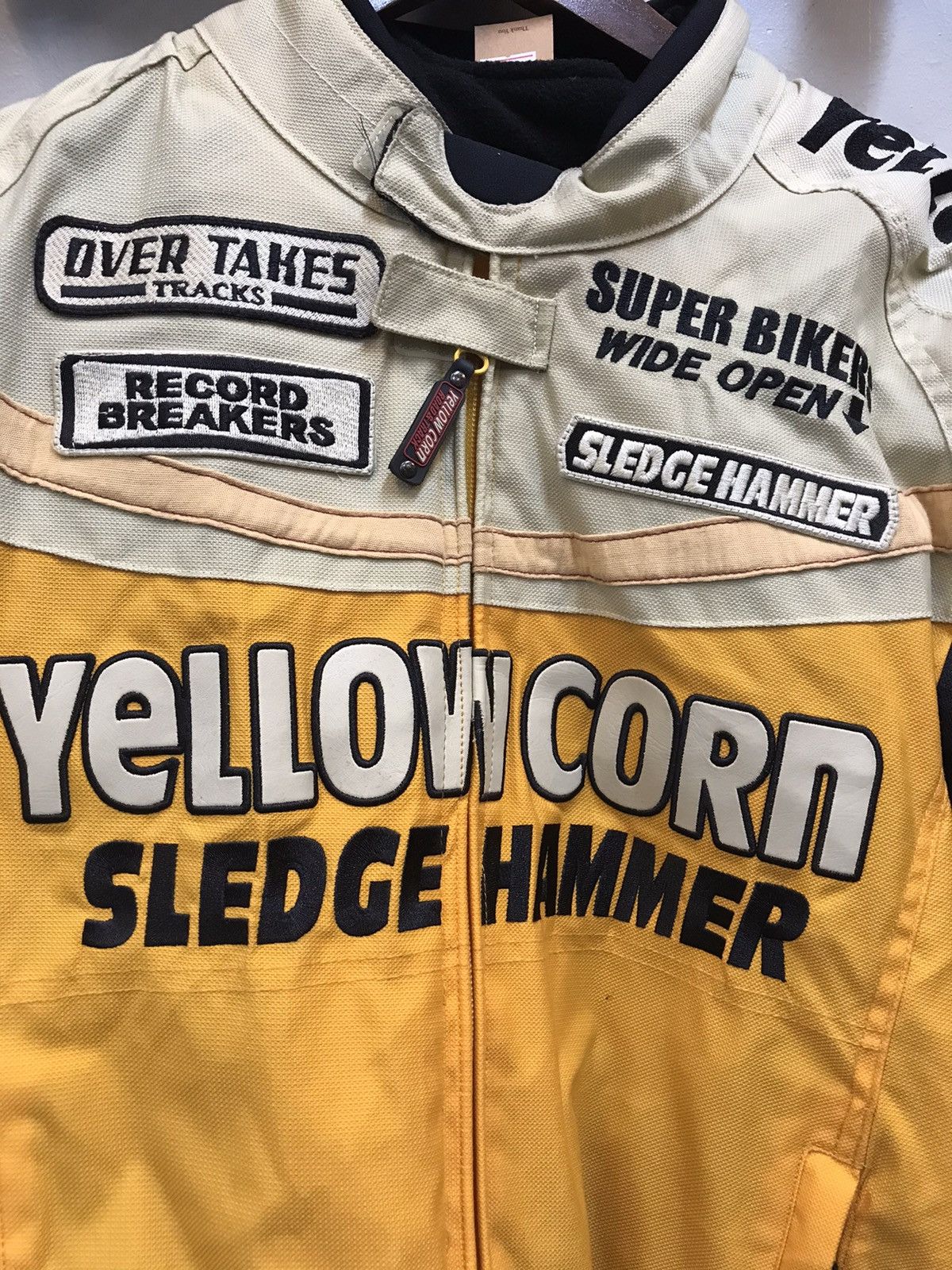 YELLOW CORN Yellow corn sledge hammer motorsports racing jacket Size US L / EU 52-54 / 3 - 3 Thumbnail