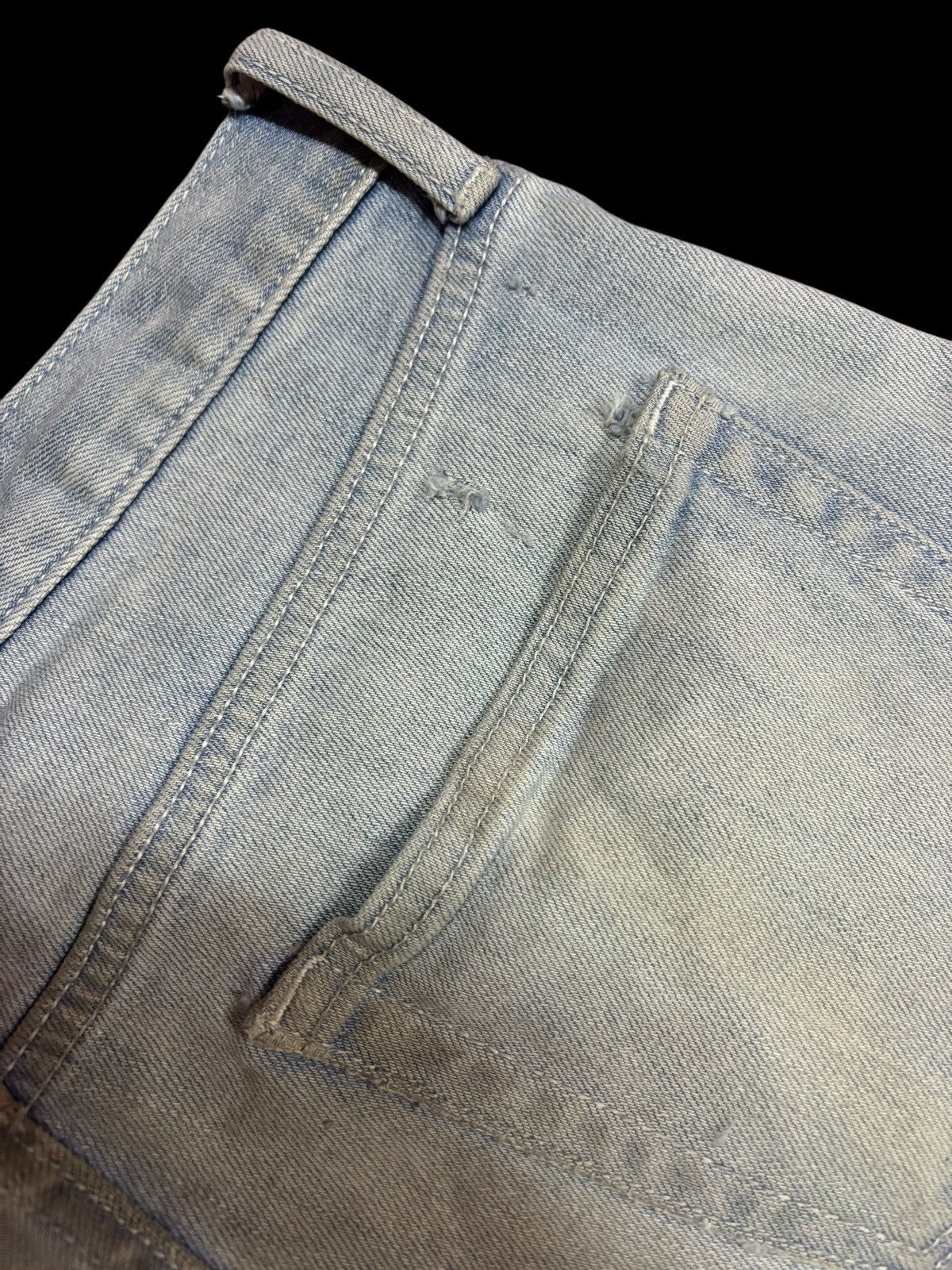 Japanese Brand × Kaihara Denim × Vintage Vintage Kaihara Denim Uniqlo Blue Washed Jeans Size US 30 / EU 46 - 7 Thumbnail