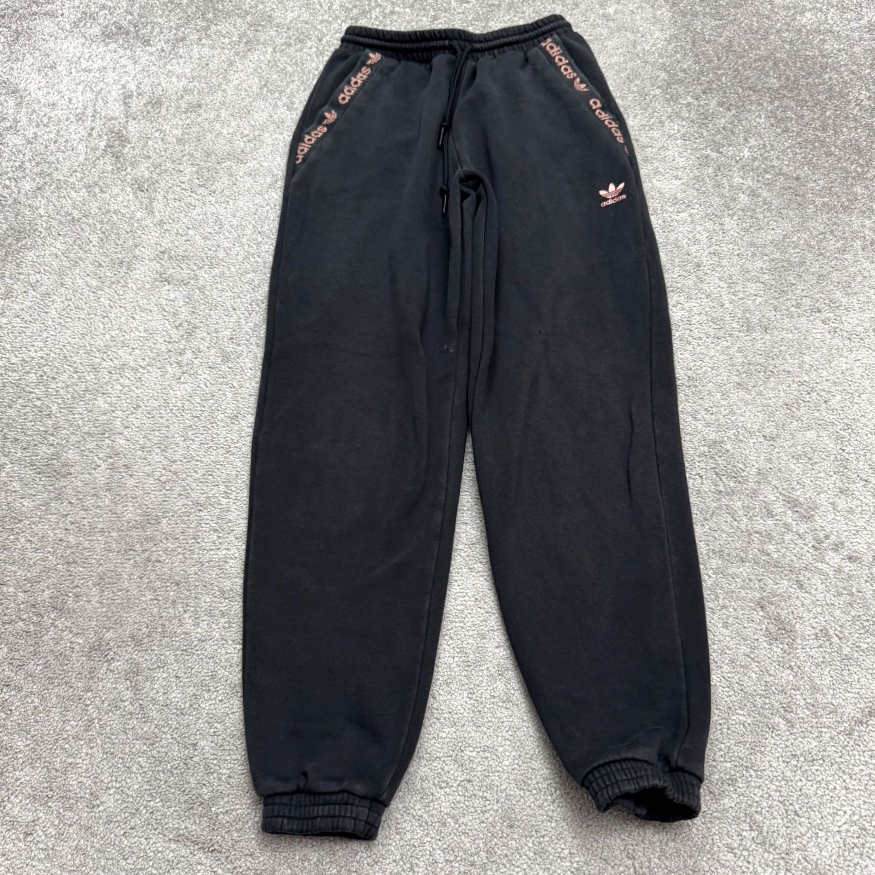 Adidas Adidas Originals Rose Gold Trefoil Taper Jogger Sweatpants Womens M Black Size 32" / US 10 / IT 46 - 2 Thumbnail