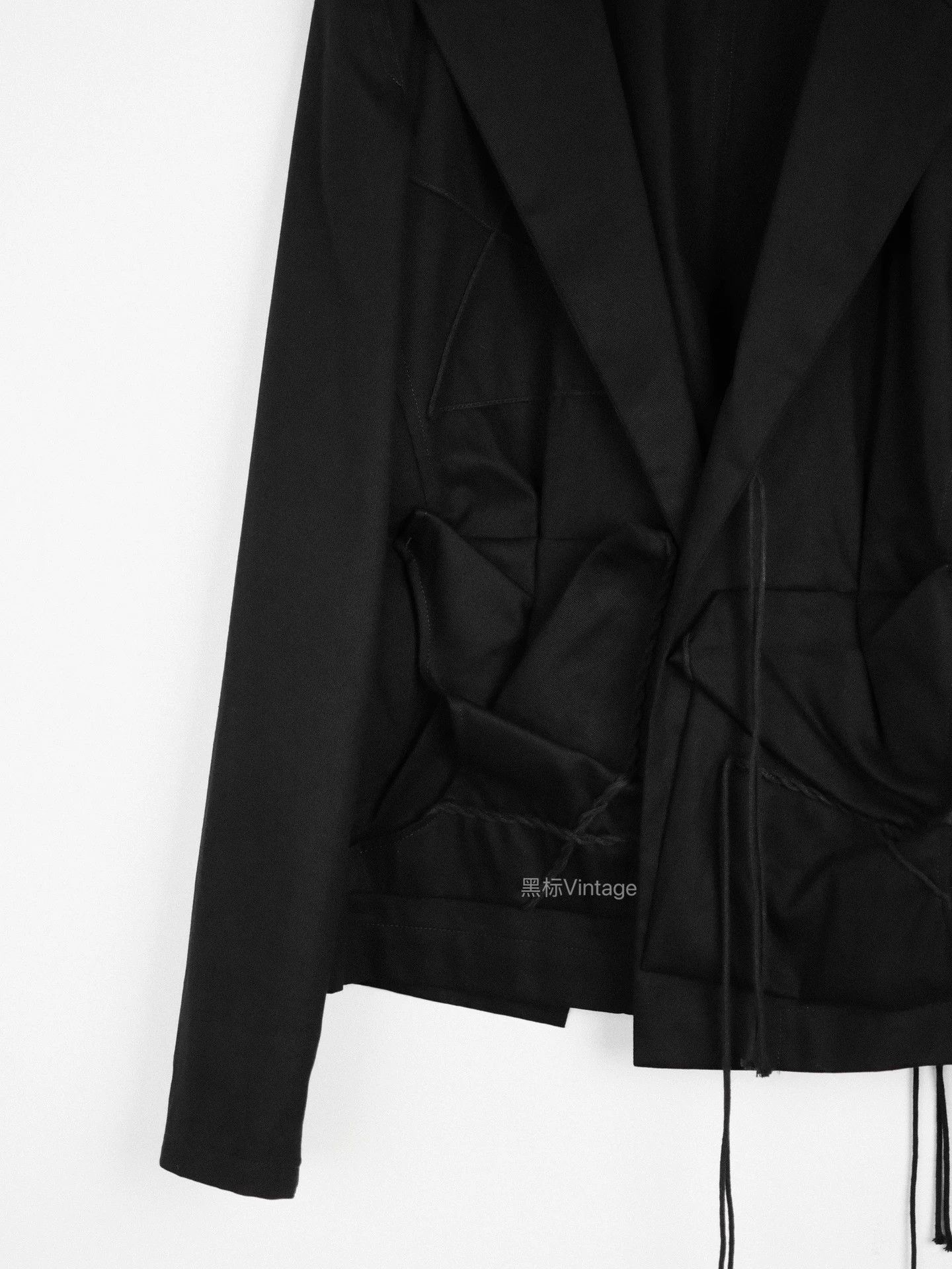 Yohji Yamamoto Yohji 22ss Vtg Decon Asym Twisted Cord Blazer Women's Size S / US 4 / IT 40 - 6 Thumbnail
