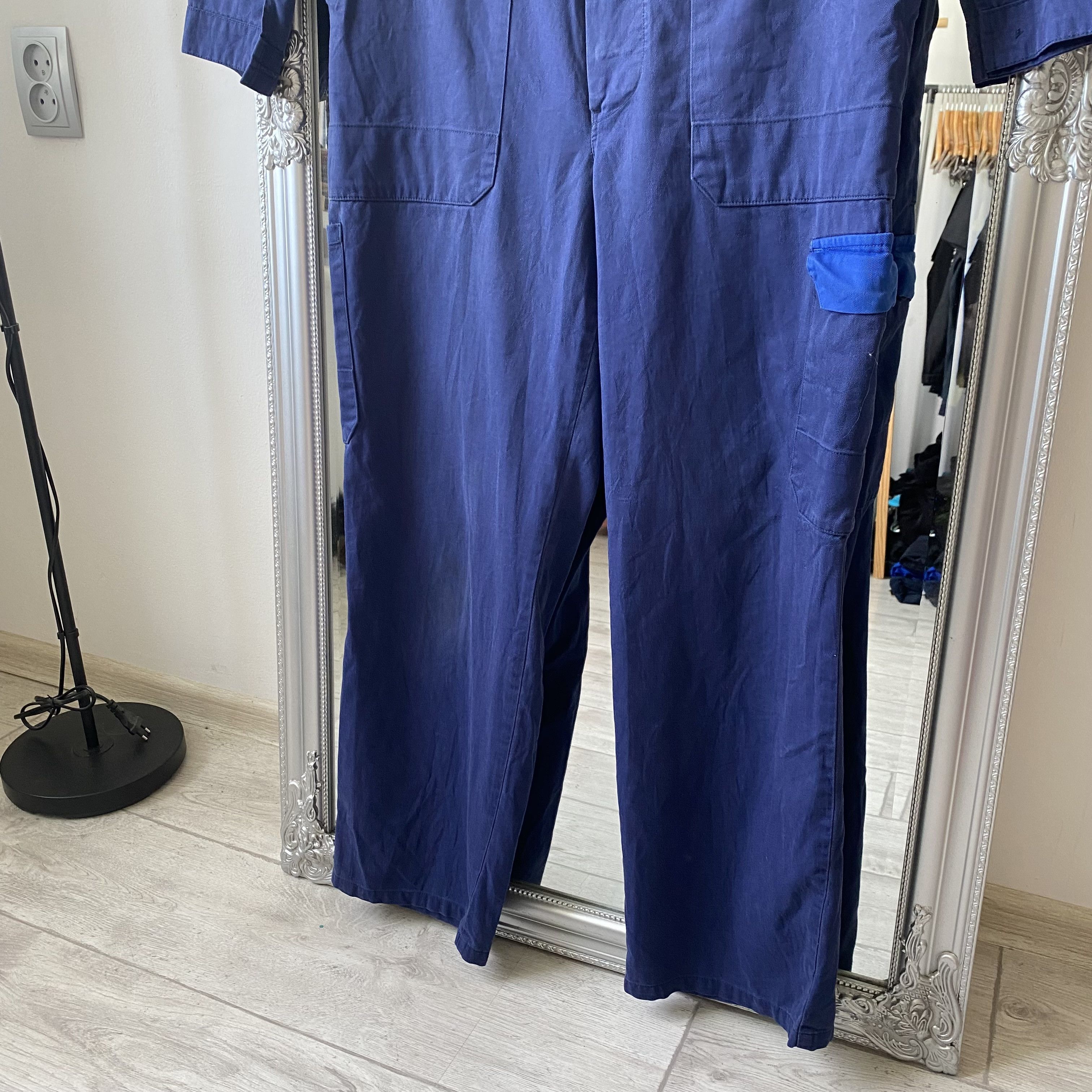 Mercedes-Benz 🛻 Vintage F1 Racing Mercedes Benz work jumpsuit Coverall Size US 29 - 4 Thumbnail