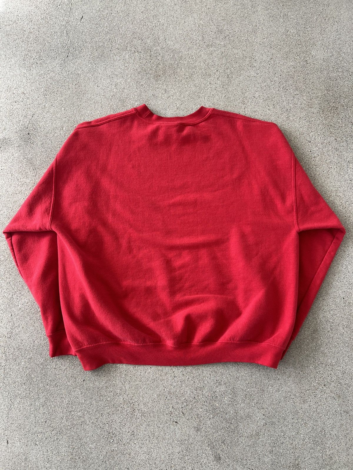 Disney × Junk Food 1990s Red Junk Food Mickey Mouse Crewneck Sweatshirt Unisex Size US L / EU 52-54 / 3 - 2 Thumbnail