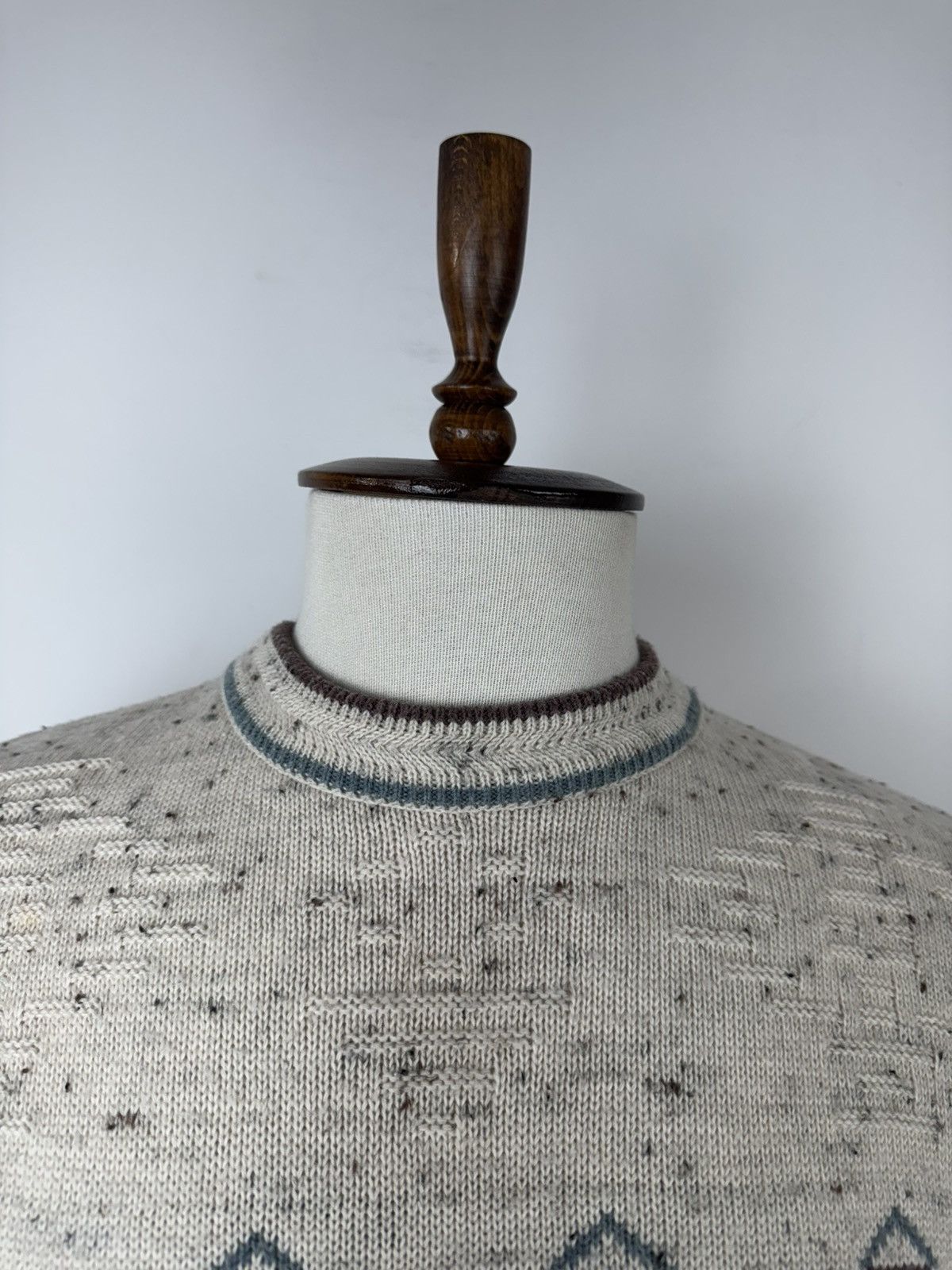 Marks & Spencer × Vintage Vintage Marks Spencer Abstract Pattern Sweater Pullover Size US M / EU 48-50 / 2 - 3 Thumbnail