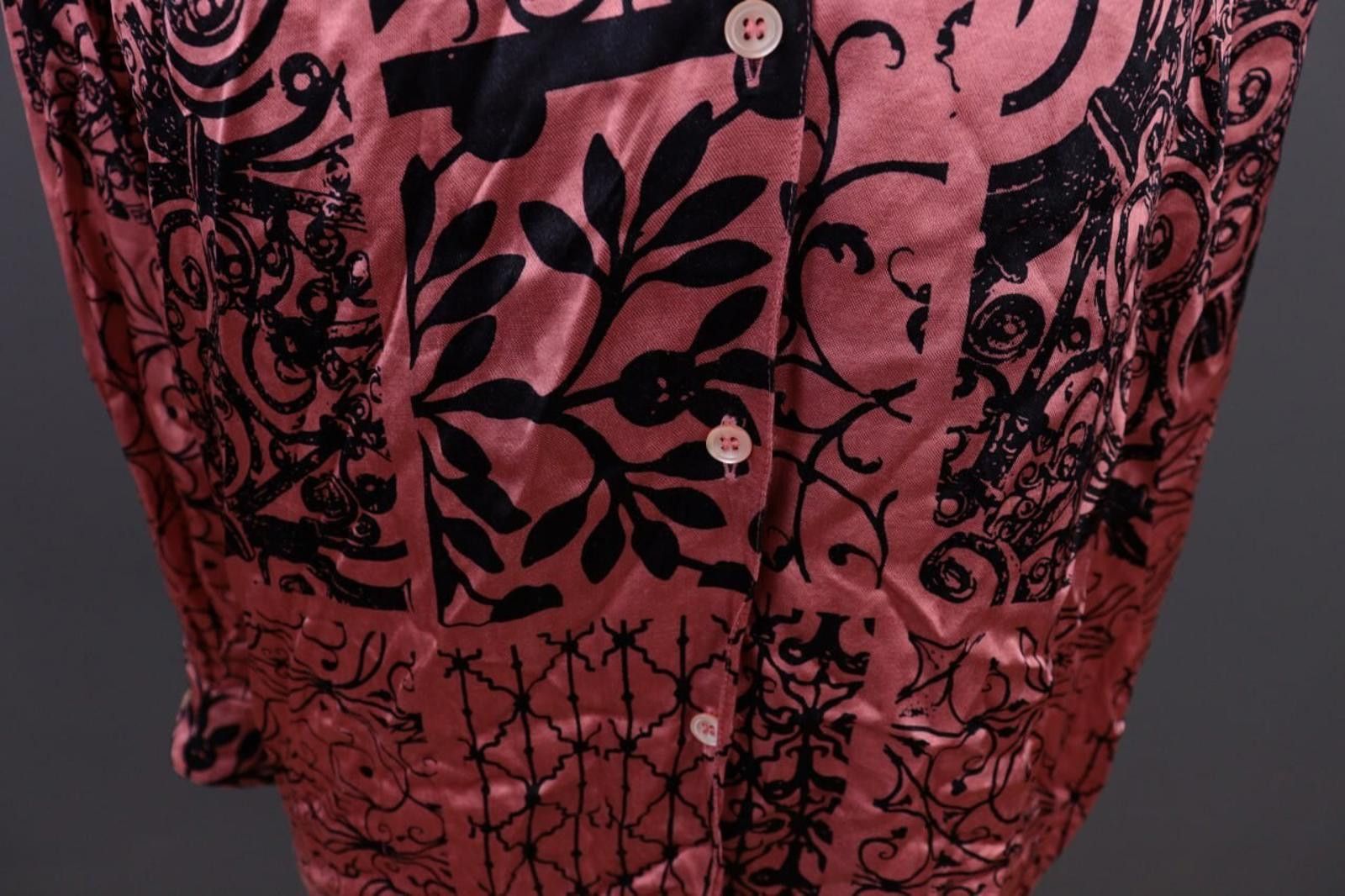 Christian Dior Monsieur Mondi Pink Viscose Long Sleeve Tunic Shirt Size 40 Size M / US 6-8 / IT 42-44 - 6 Thumbnail
