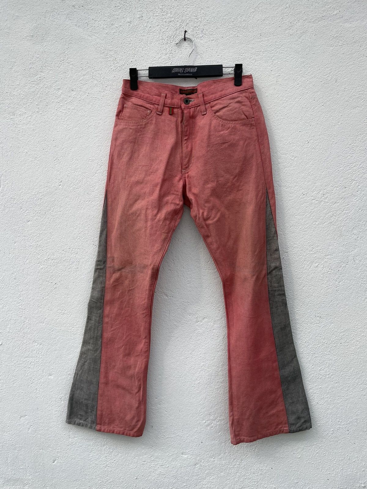 20471120 Japan Brand 291295=Homme Flare Jeans Size US 29 - 1 Thumbnail