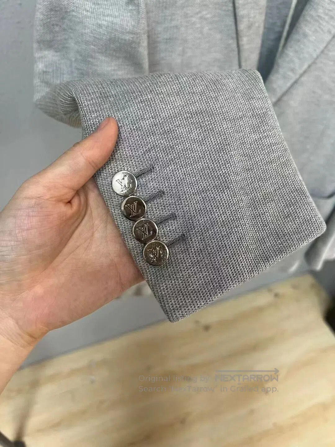 Louis Vuitton gray louis vuitton blazer jacket. Size US L / EU 52-54 / 3 - 4 Thumbnail