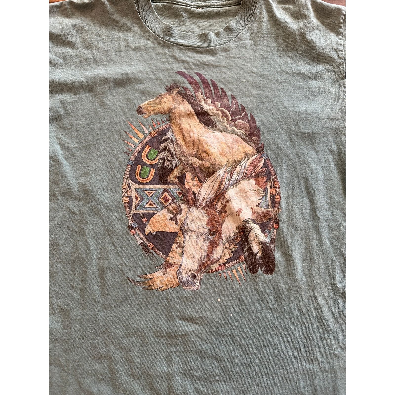 Other Vintage Horse Native Design Size Large Size US L / EU 52-54 / 3 - 3 Thumbnail