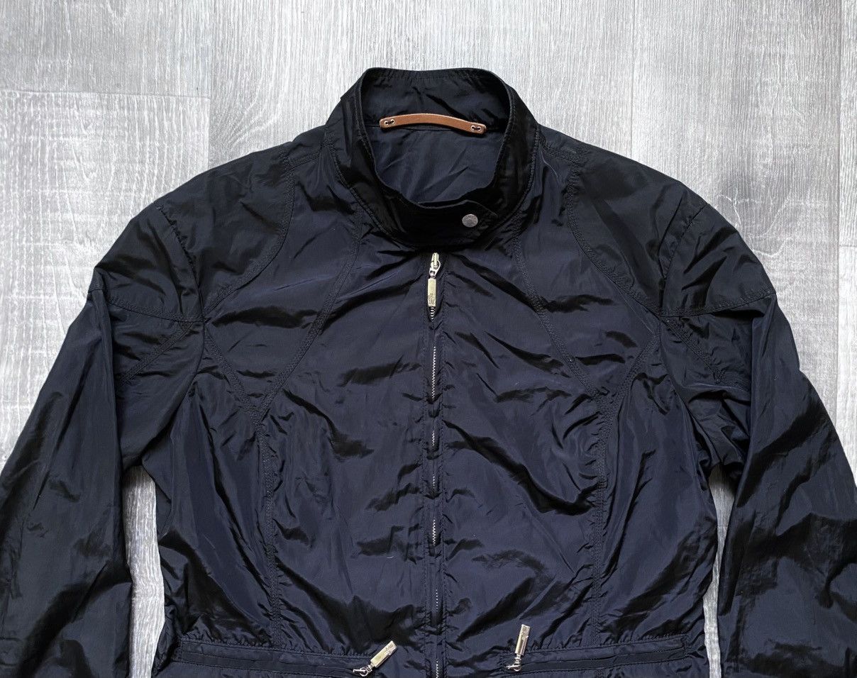 Moncler Womens Moncler Black Nylon Shimmer Lightweight Jacket Blazer Size XS / US 0-2 / IT 36-38 - 11 Thumbnail