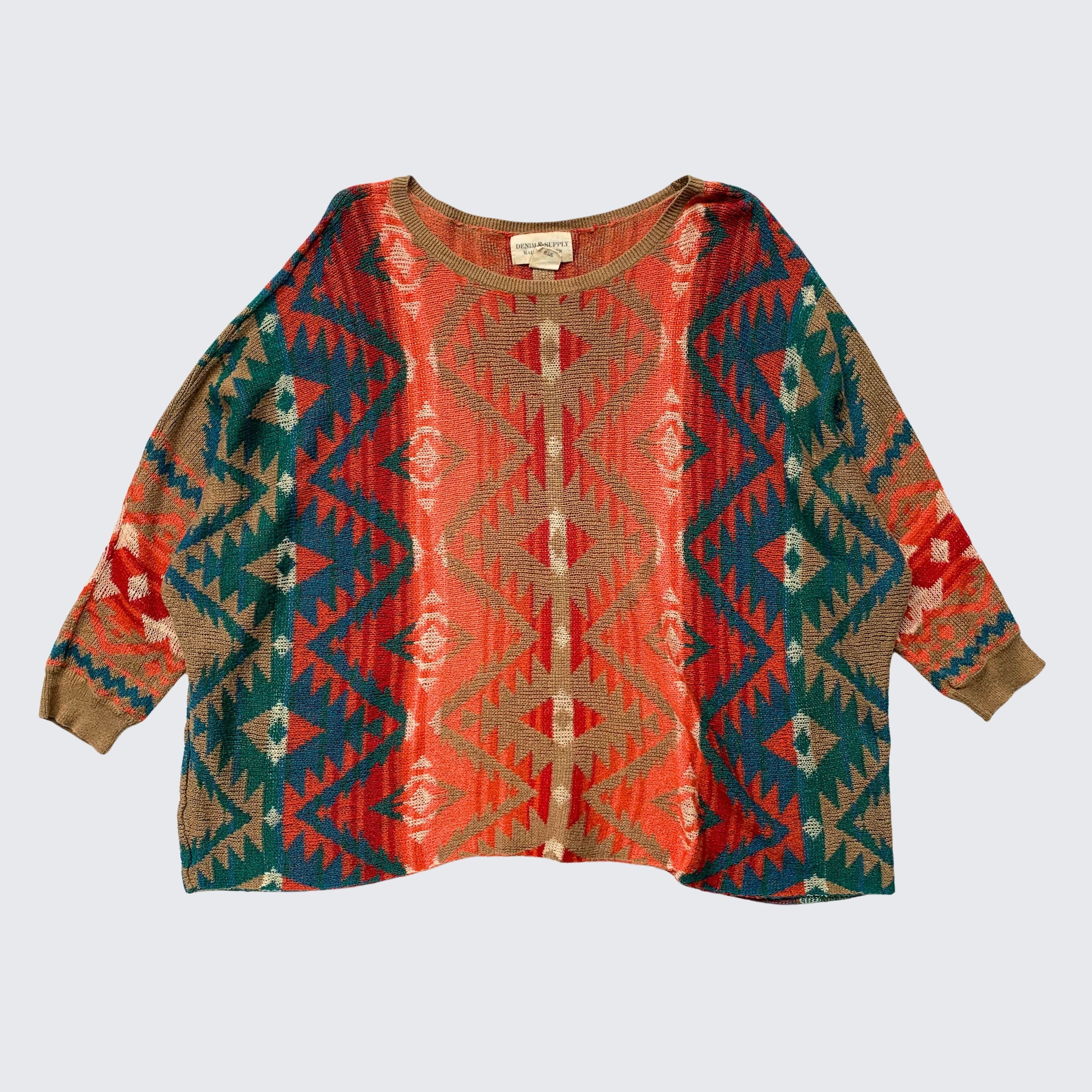 Polo Ralph Lauren Vintage Denim Supply By Polo Ralph Lauren Womens Top Knit Size M / US 6-8 / IT 42-44 - 1 Thumbnail