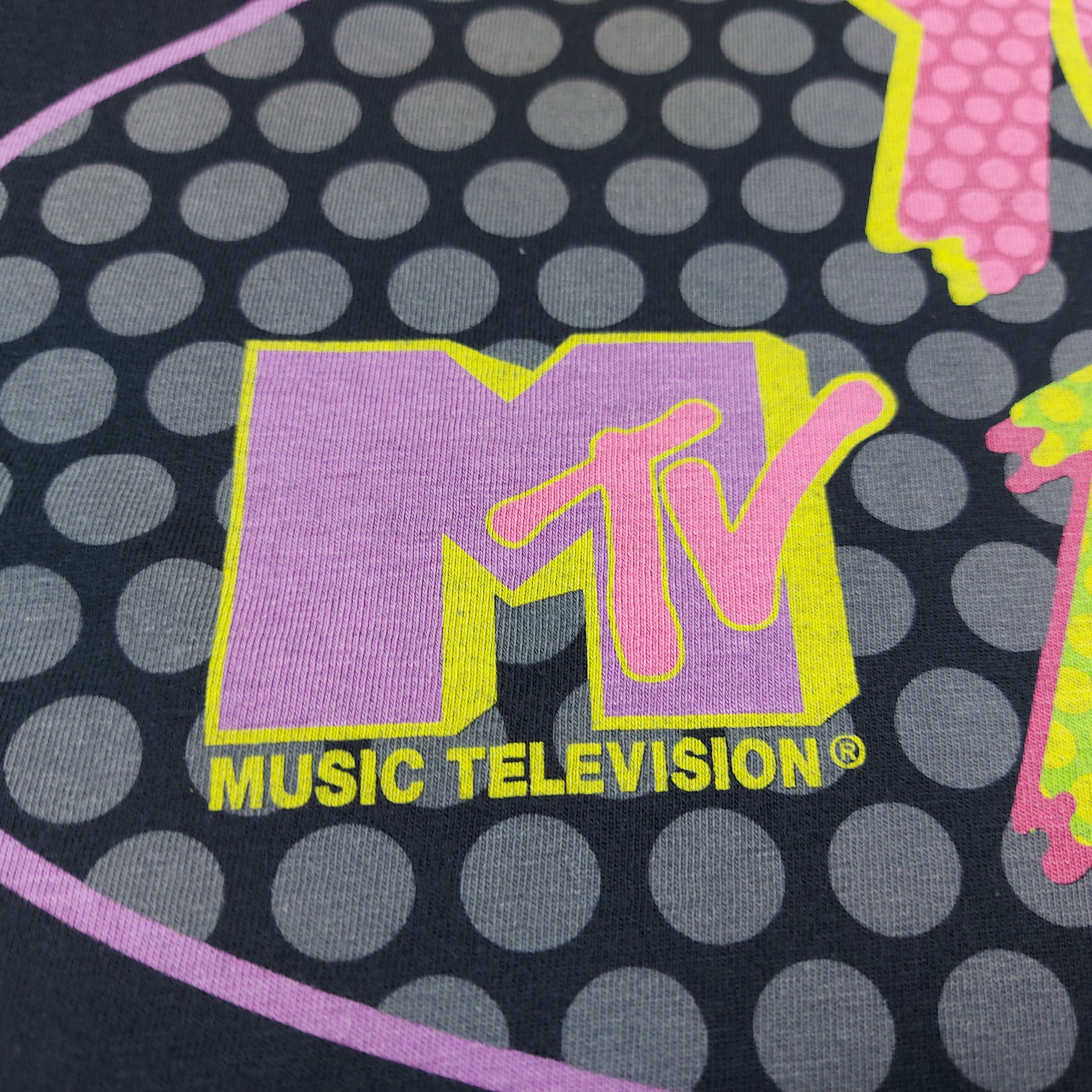 Mtv Vintage 2007 YO! MTV Raps Neon LOGO Official TEE Size US XL / EU 56 / 4 - 4 Thumbnail