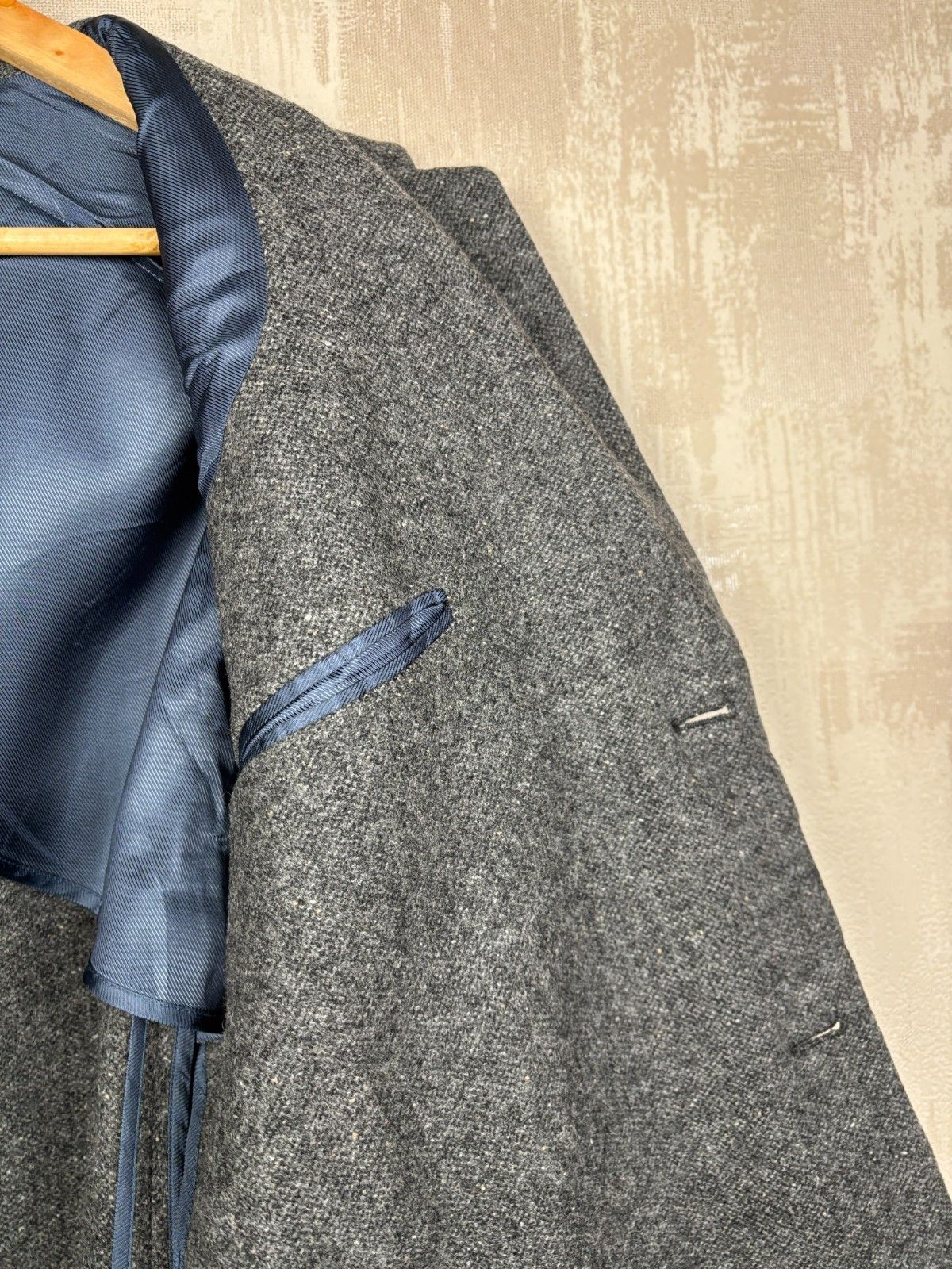 Other 7d Collection Twentyfour Wool Melange Grey Blazer Jacket Size 40R - 15 Thumbnail