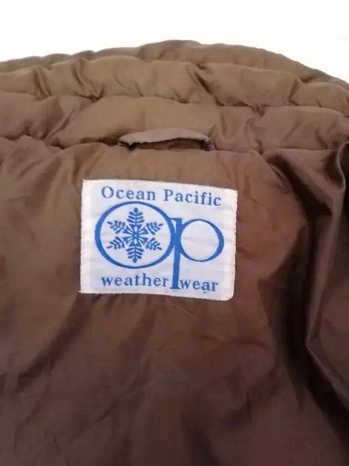 Vintage Ocean Pacific Corduroy Down Jacket Streetwear